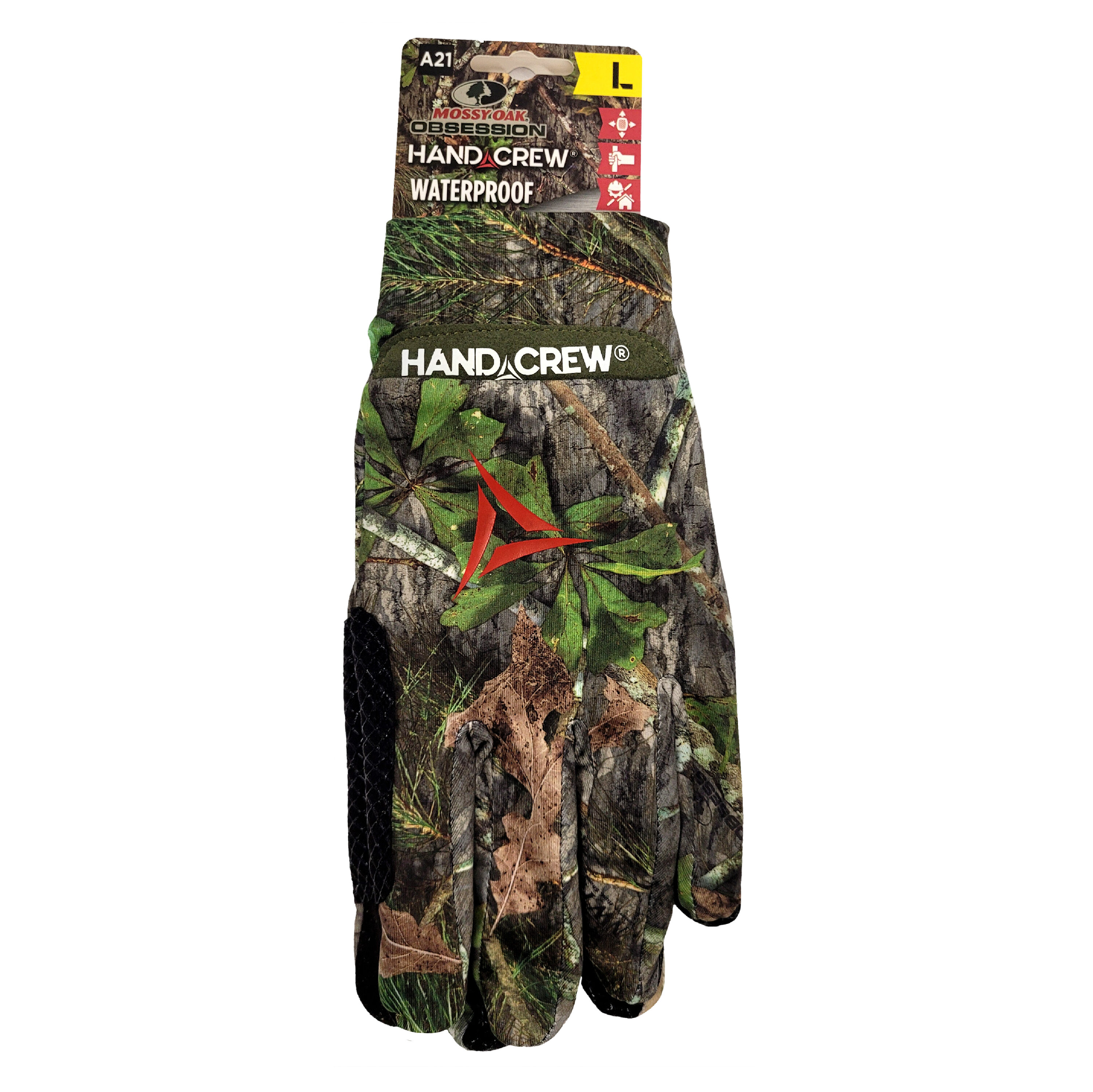 HandCrew USHG-2150L Large Green Polyester 1 -Pairs