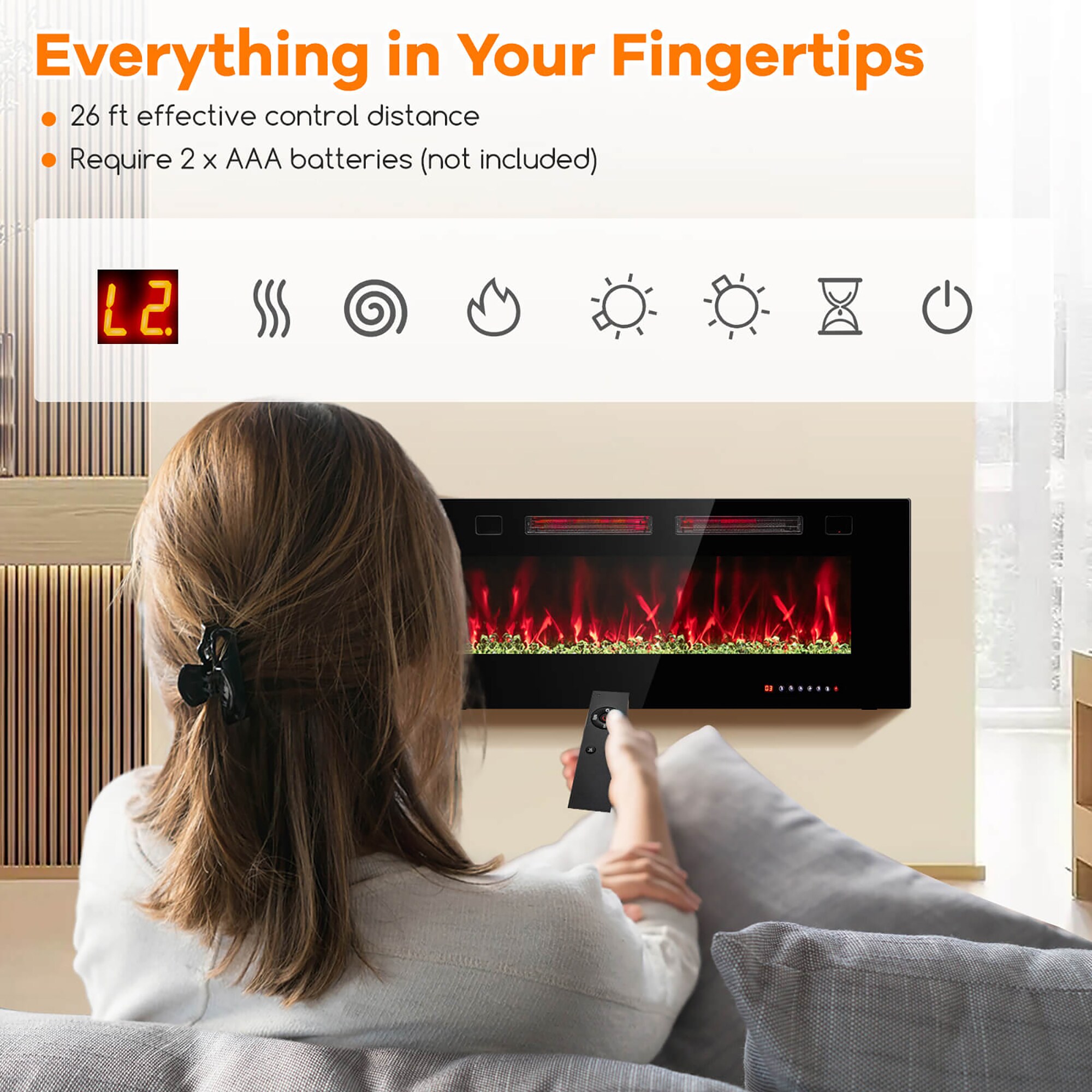 Goplus FP10235US-42 Electric-Fireplaces - View #10