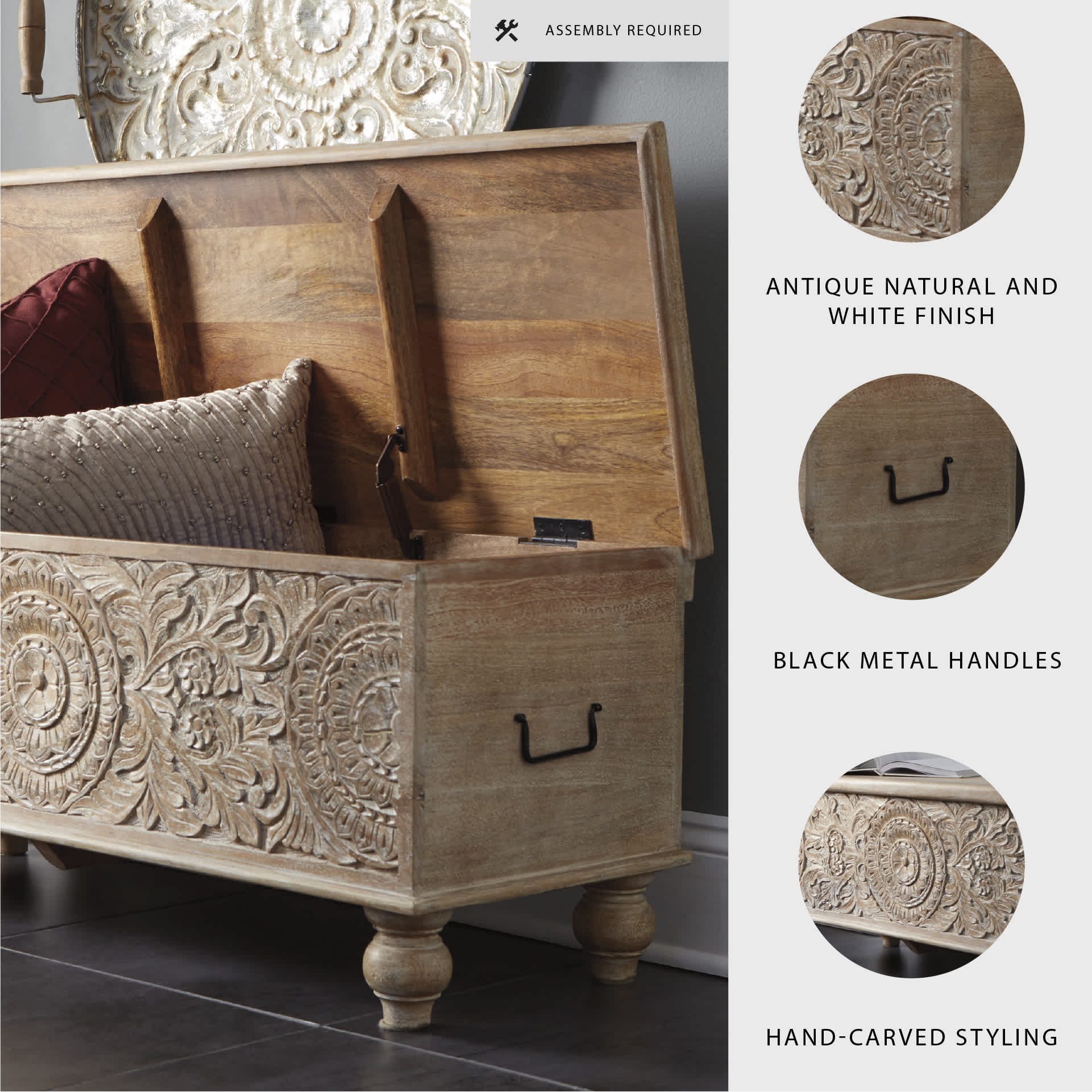 Signature Design by Ashley A4000039 bench - View #3