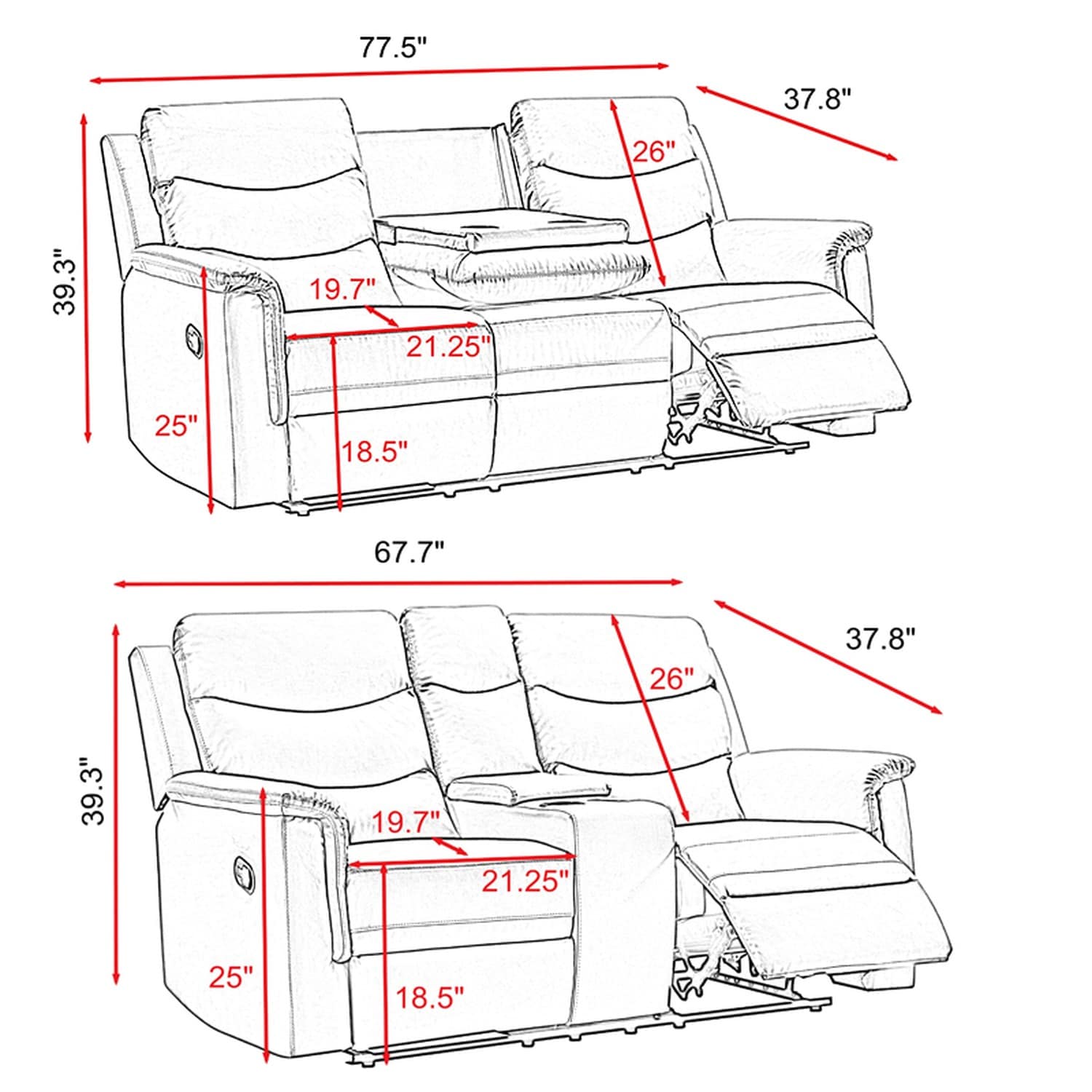 JASMODER W223S00408 Sofas-Loveseats - View #8