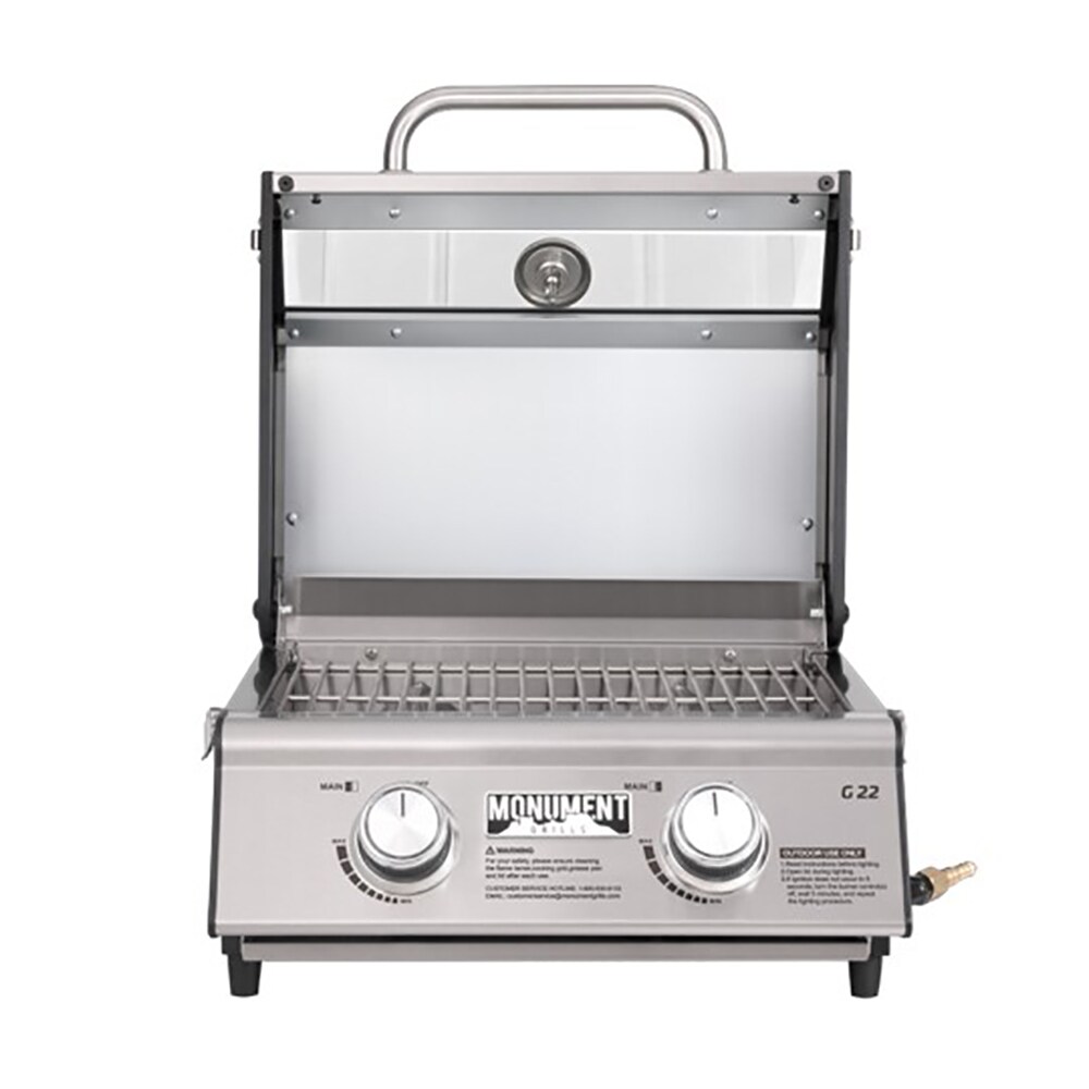 Monument Clearview 200-Sq in Stainless Steel Portable Liquid Propane Grill G22 Sansujyuku sansujyuku.com