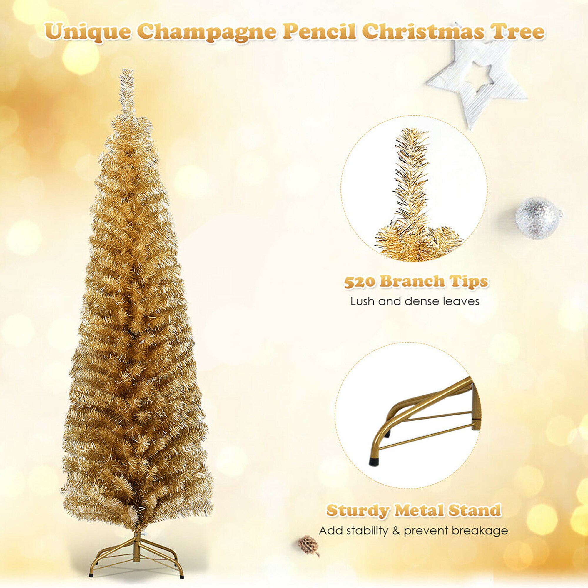 Forclover HYFW-TR107 Artificial-Christmas-Trees - View #6