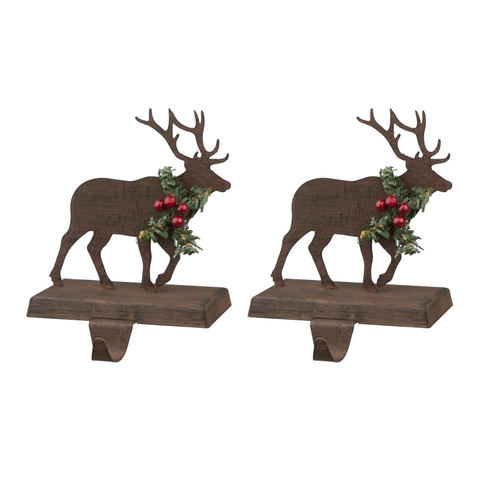 Glitzhome GH2005000002 2 -Pack Decorative Metal Stocking holder