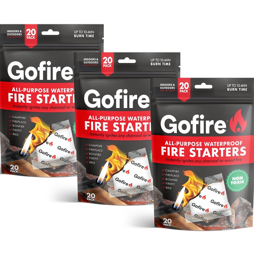 GoFire 32742GF Go Fire 0.02-lb Wax Firestarter 60 -Pack