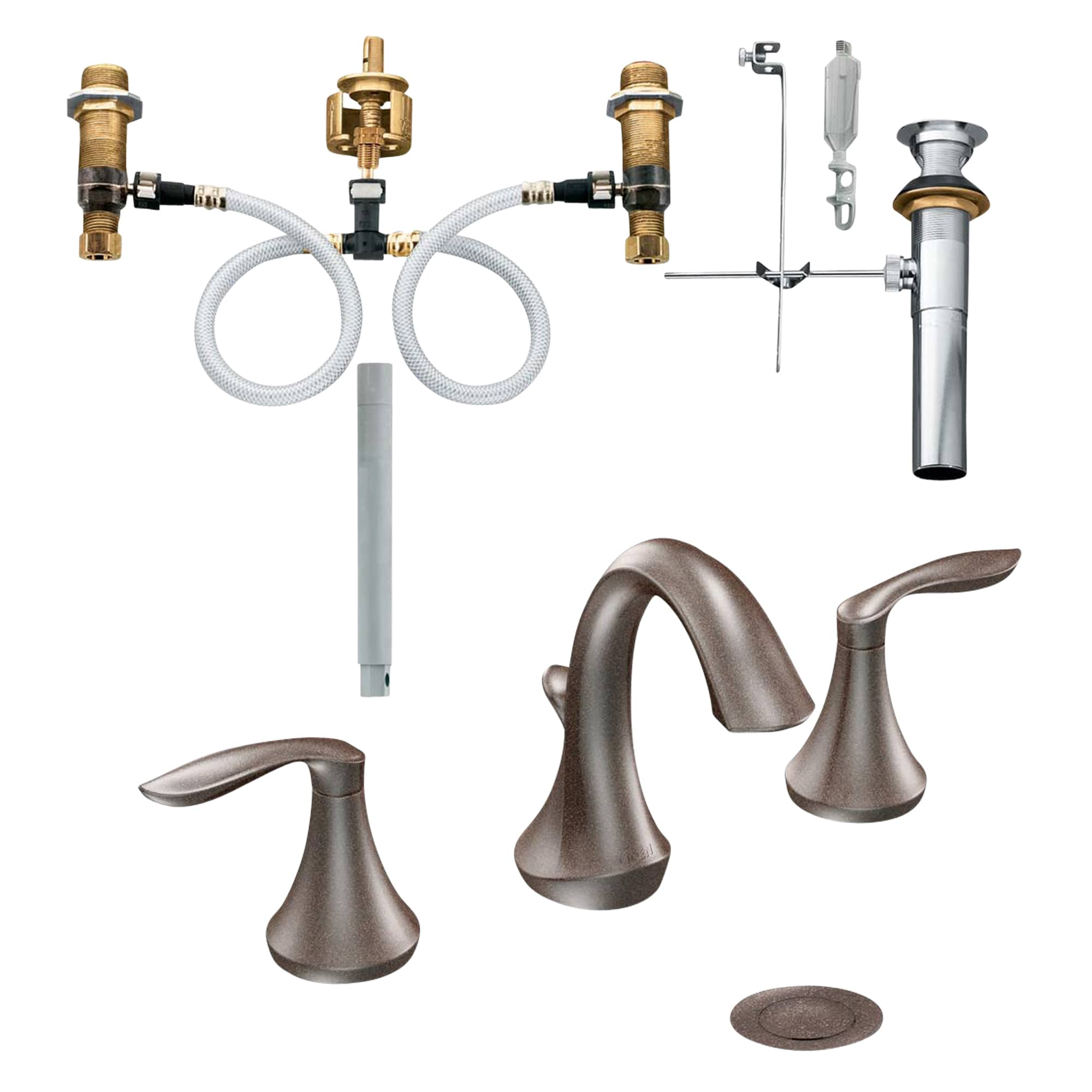 Moen eva oil rubbed bronze bathroom faucet