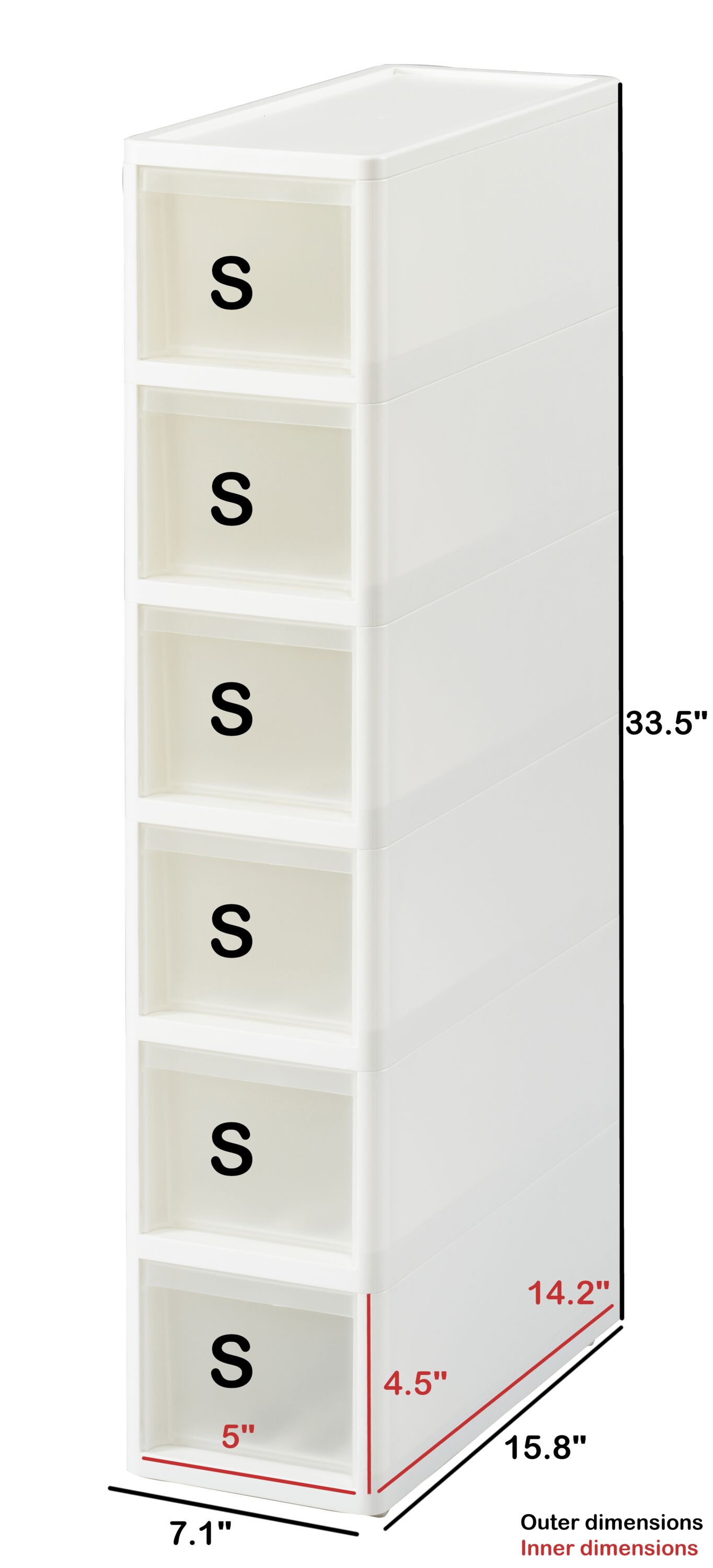 Astage 260008 Storage-Drawers - View #6