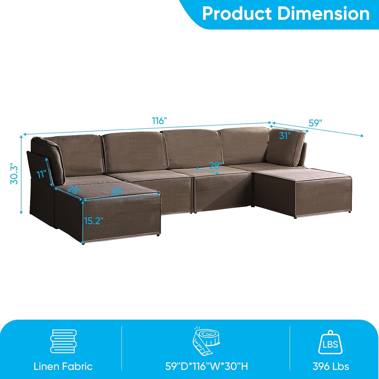 Mjkone LW113096590 Sofas-Loveseats - View #3