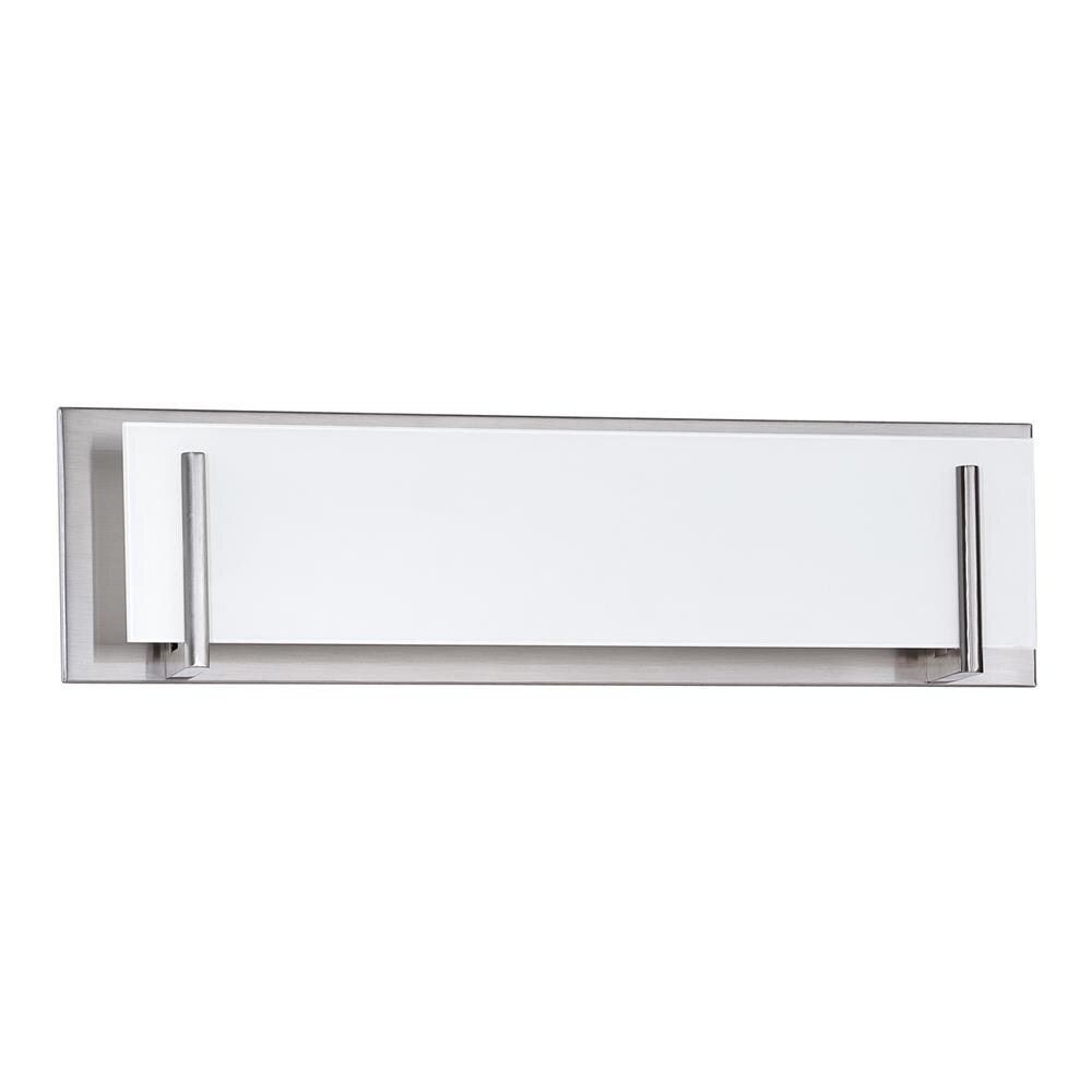 Kendal Lighting Aurora 24-in 4-Light Satin Nickel Modern/Contemporary Vanity Light Bar