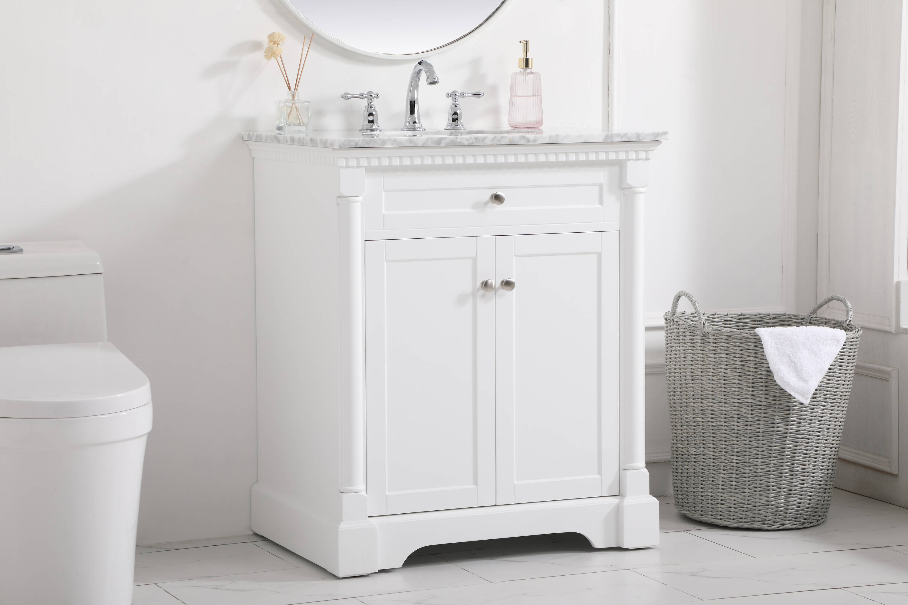Elegant Decor HF159090WH Bath-Vanity-Combo - View #3