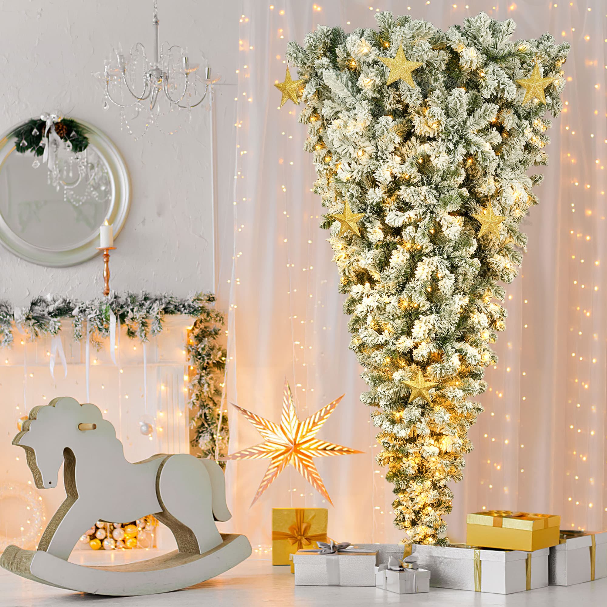 WELLFOR GG-293824AAF Artificial-Christmas-Trees - View #9