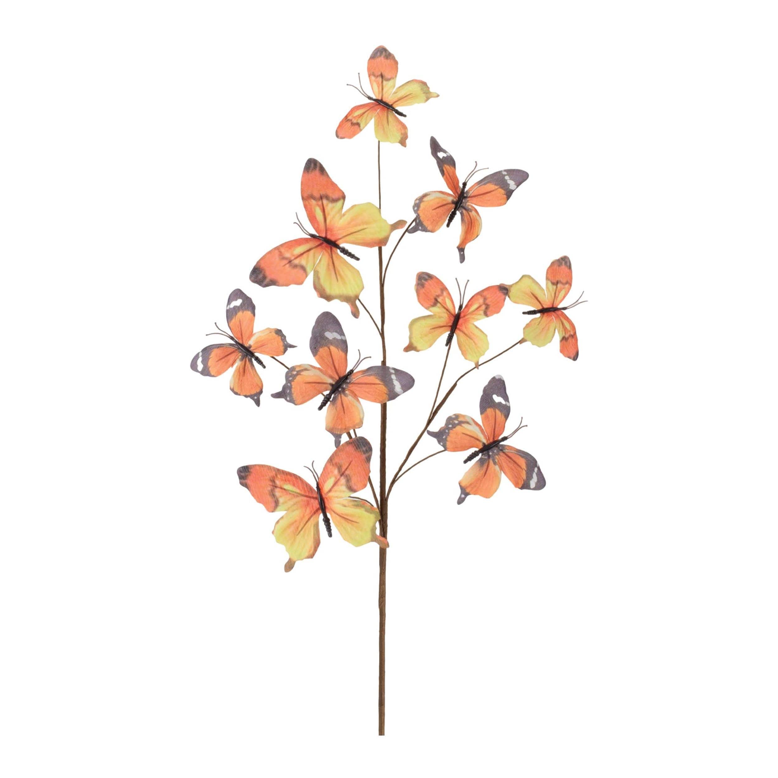 Melrose International Decorative Butterfly Spray (Set of 4)