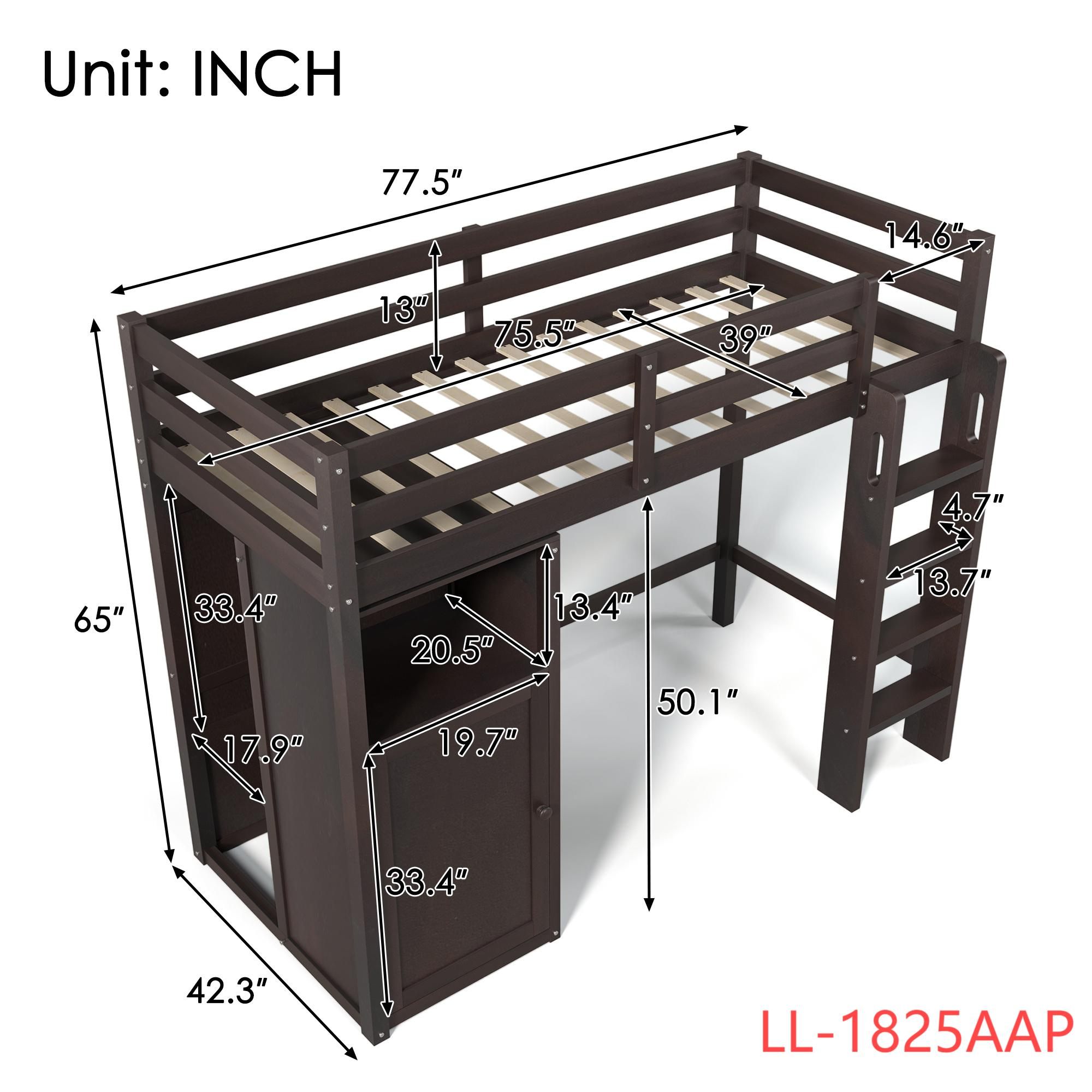 Yiekholo LL-1825AAP Bunk-Beds - View #4