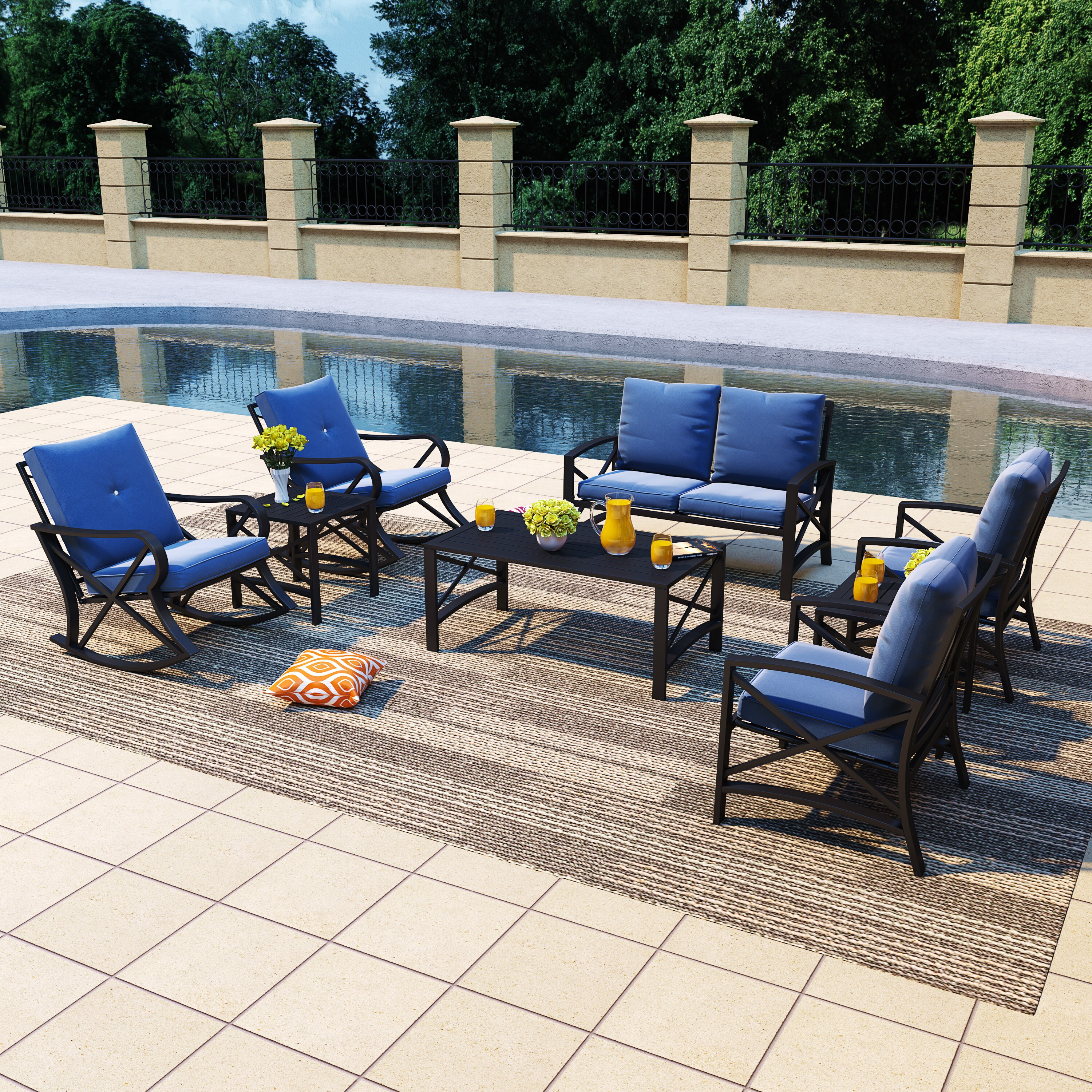 Top Home Space TP000-030-031-19-B Patio-Conversation-Sets - View #4