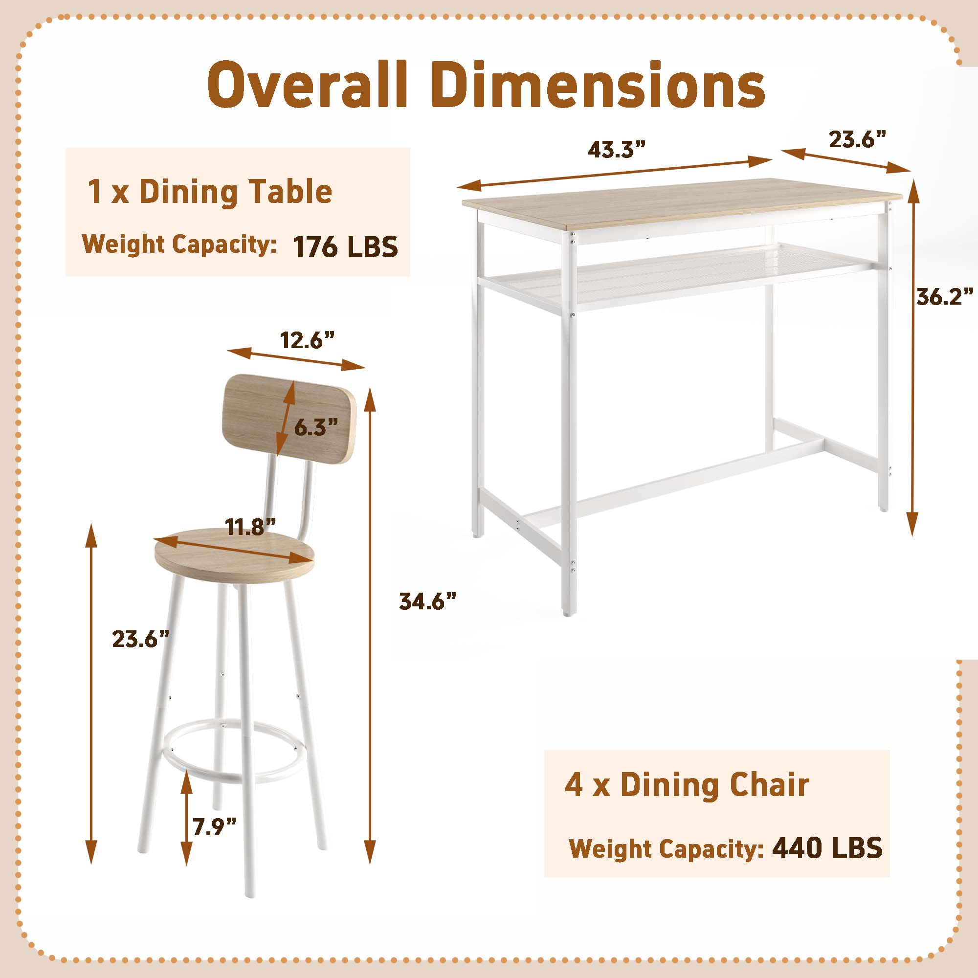 Sunrinx MG66-9-SN Dining-Sets - View #7