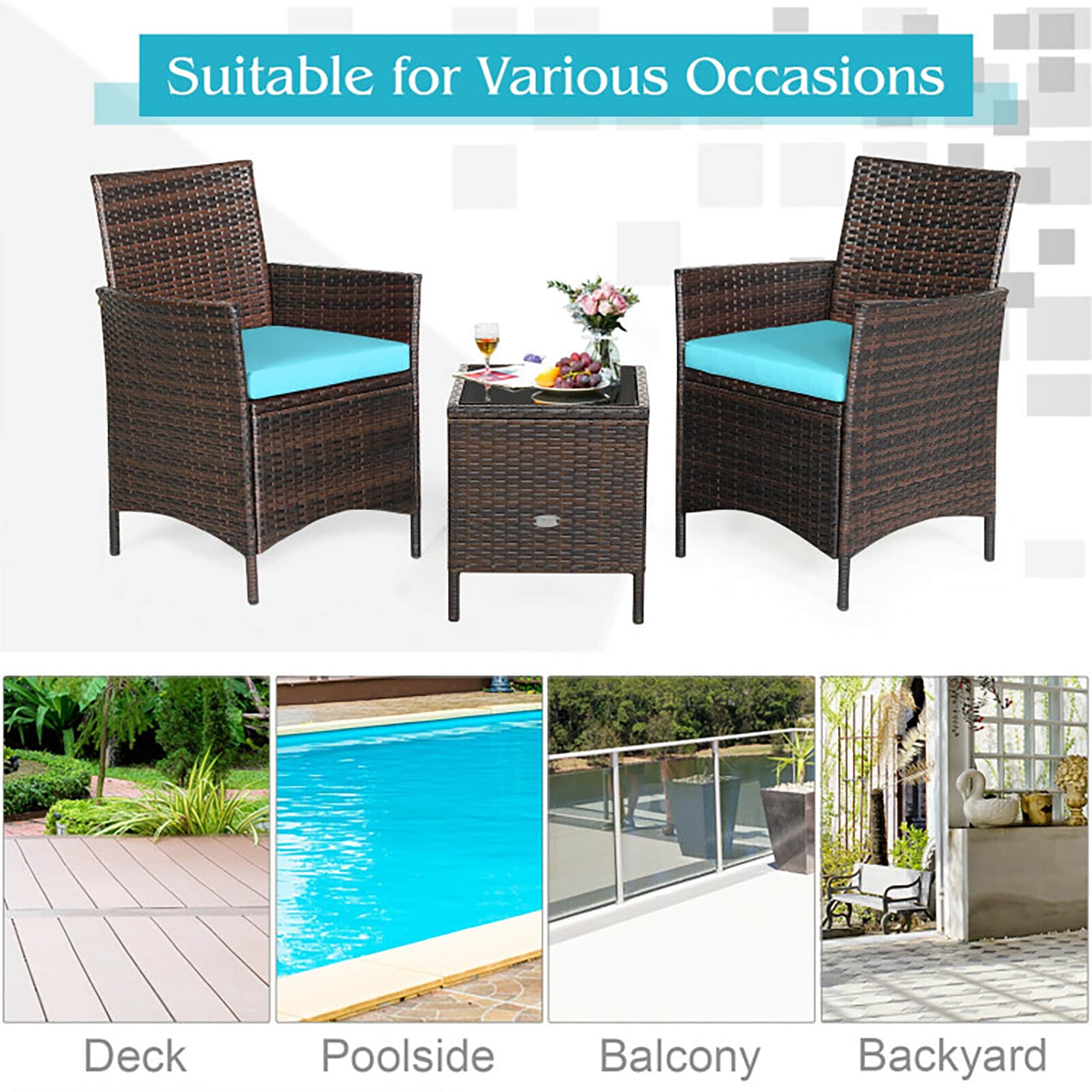 CASAINC WF-HW67050LB Patio-Conversation-Sets - View #6