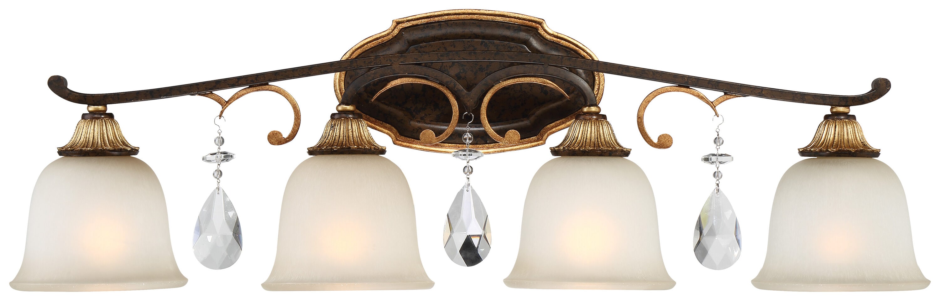 Metropolitan Chateau Nobles 32.5-in 4 Light Multiple finishes Multiple colors Transitional Bathroom Vanity light bar