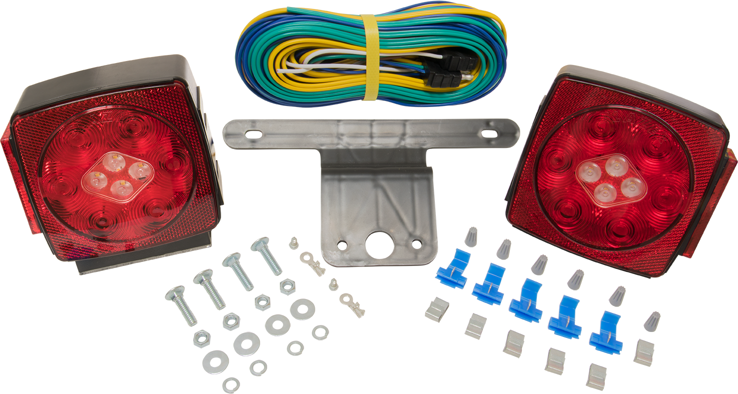 Hopkins LED Submersible Combination Trailer Light Kit with Integrated  Back-up Lights in the Trailer Parts & Accessories department at