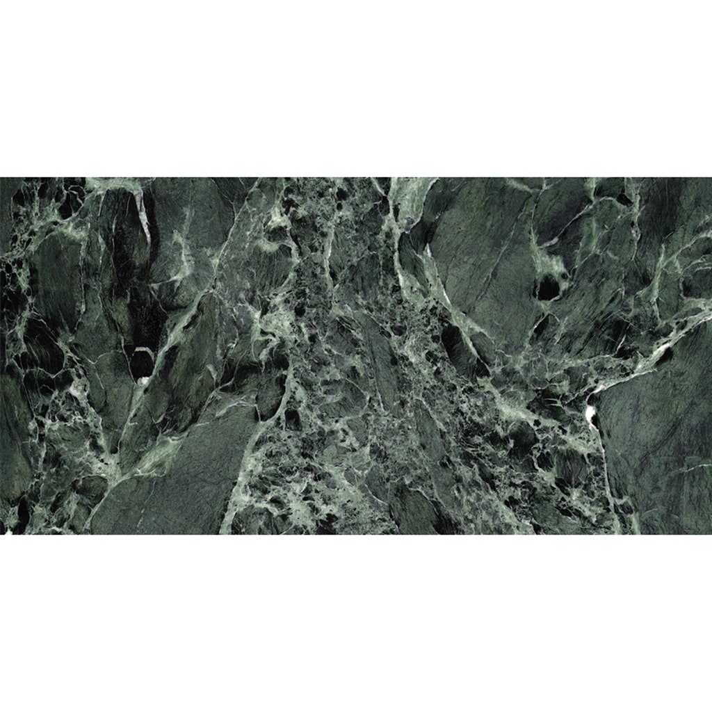 Apollo Tile Sample - Regalia Verde Alpi 4-in x 5-in Matte Porcelain Encaustic Floor and Wall Tile