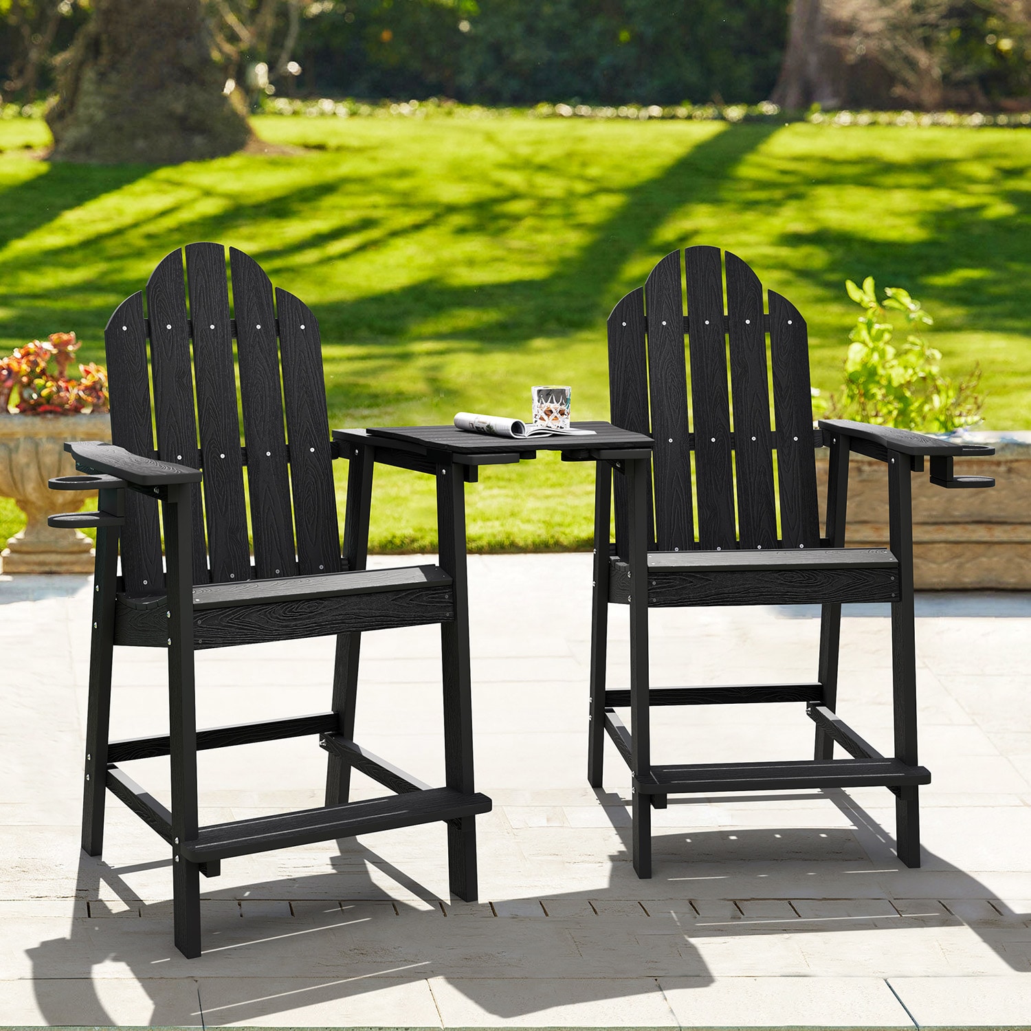 Black adirondack chairs online lowes