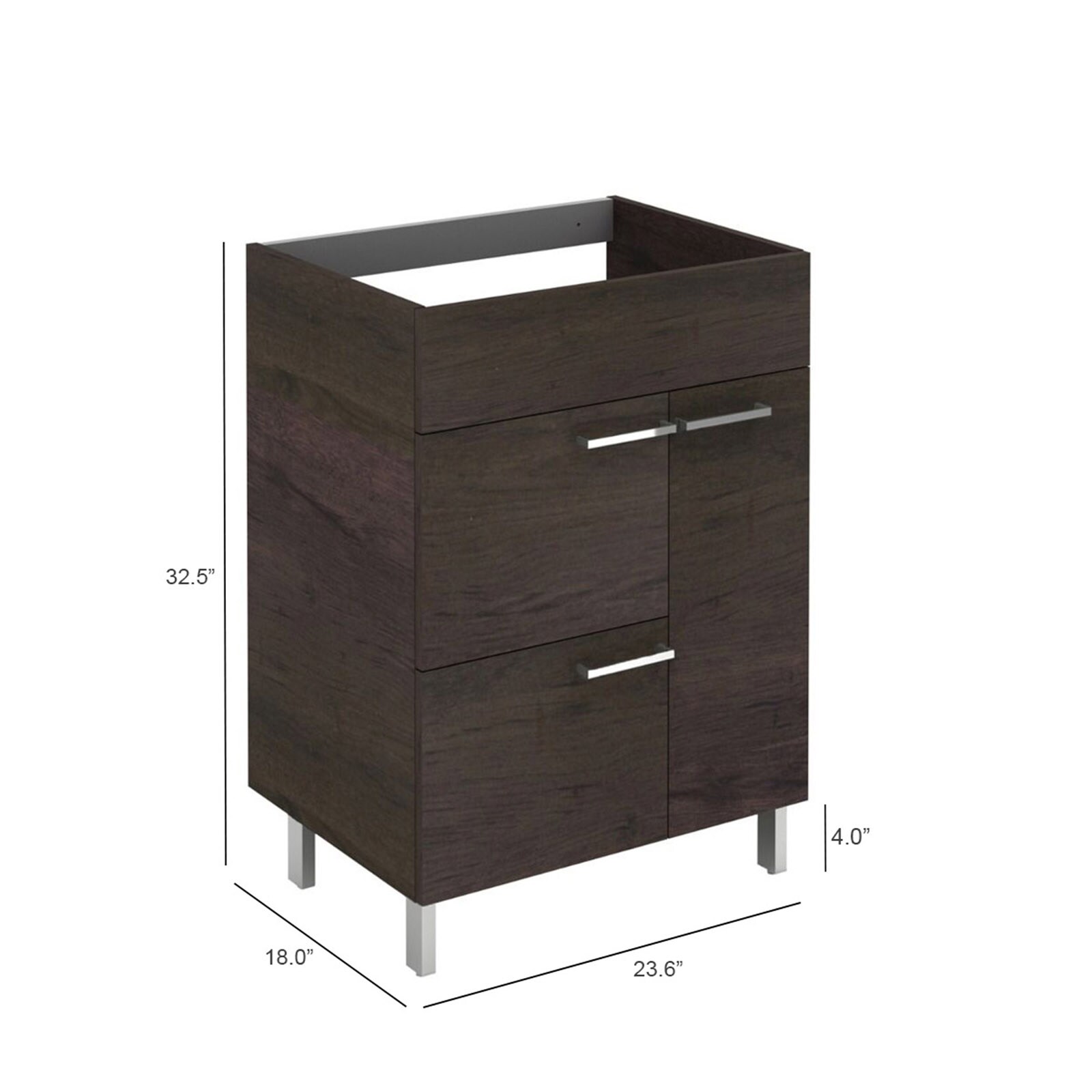 WS Bath Collections ELEGANCE 60 WE BASE vanities - View #2