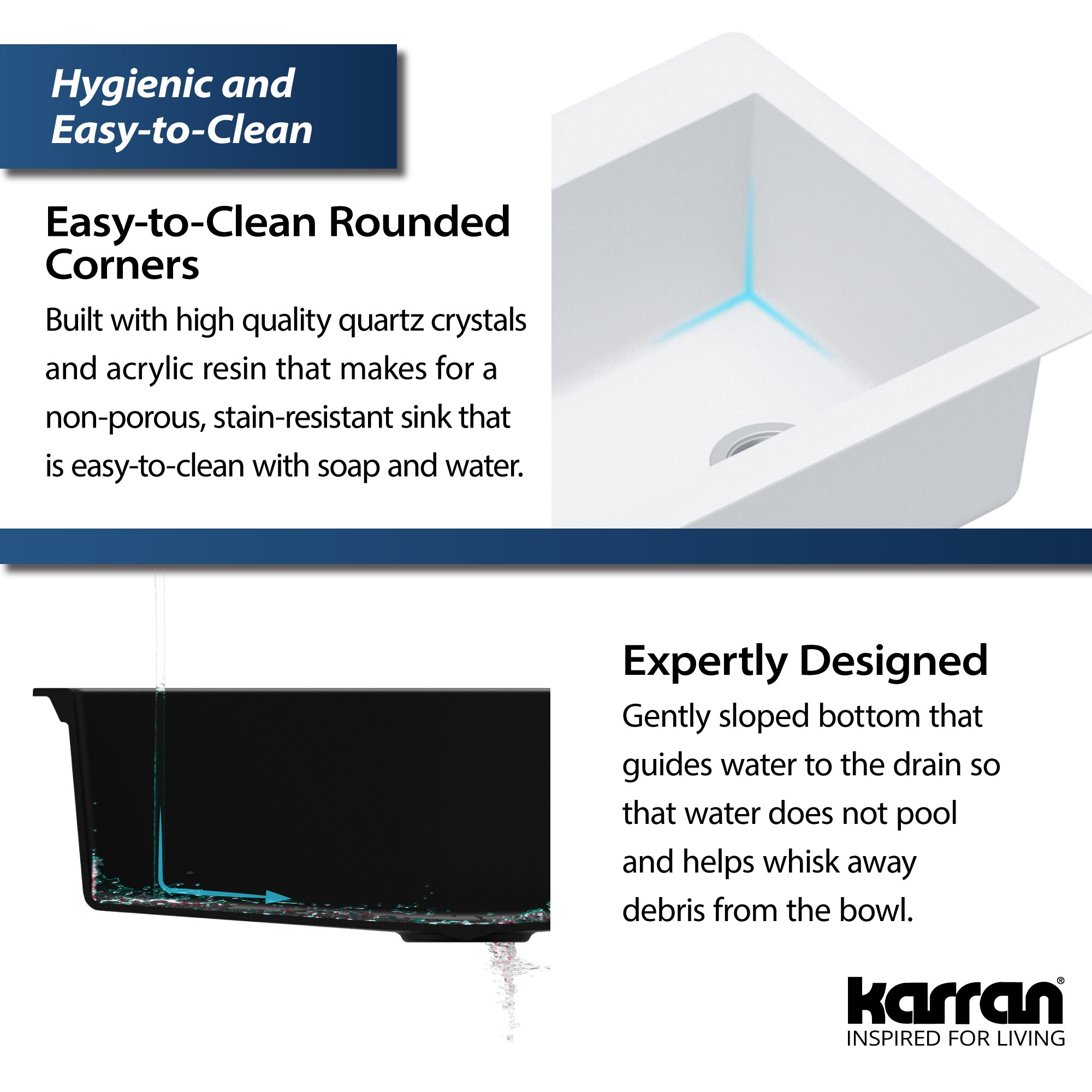 Karran QT-670-WH Kitchen-Sinks - View #9