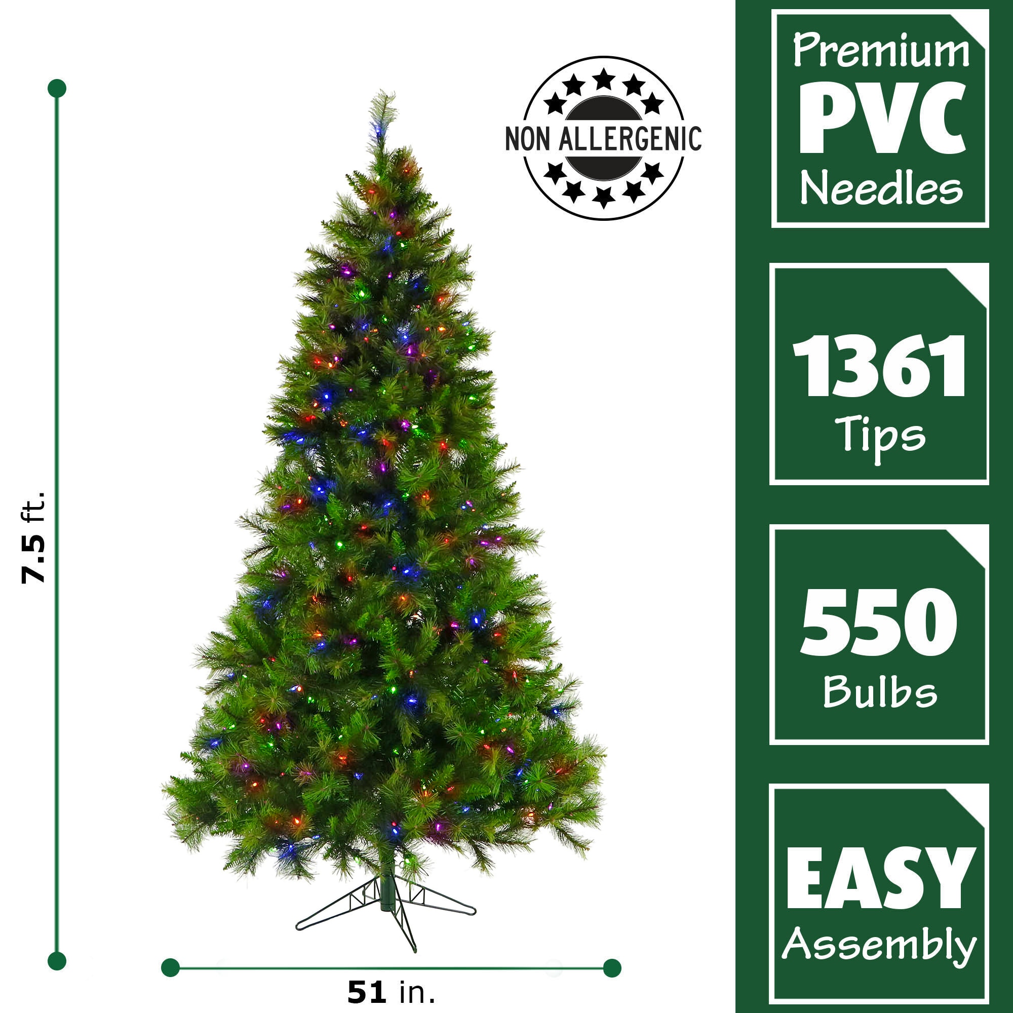 Fraser Hill Farm FFCM075-6GREZ Artificial-Christmas-Trees - View #3