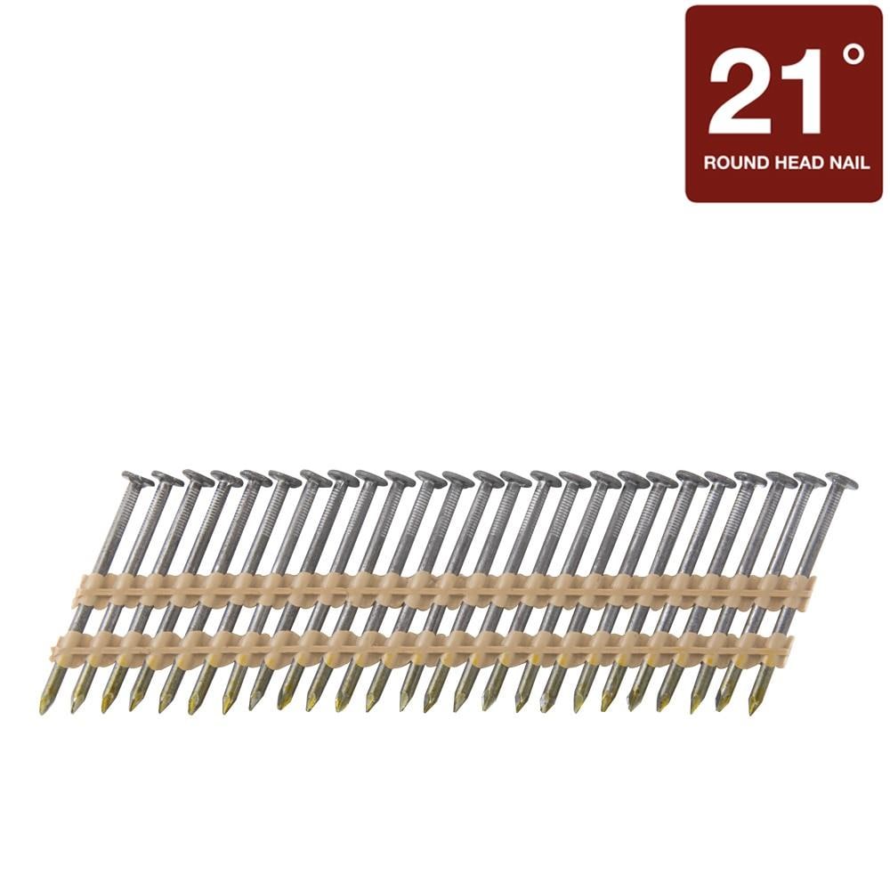 Metabo HPT 10102.0 2-3/8-in x 0.113-in 21 -Degree Bright Smooth Shank Collated Framing nails (