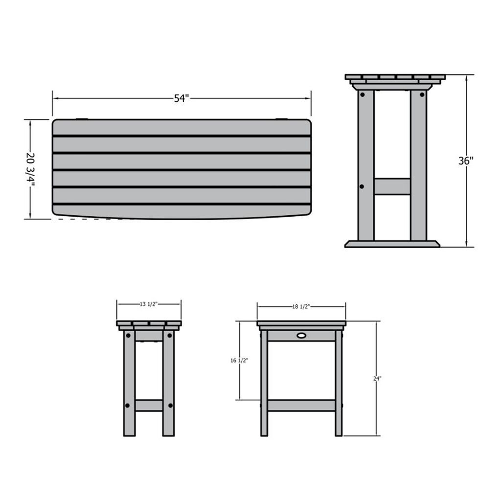 highwood AD-KITBALC1-BKE Patio-Dining-Sets - View #7