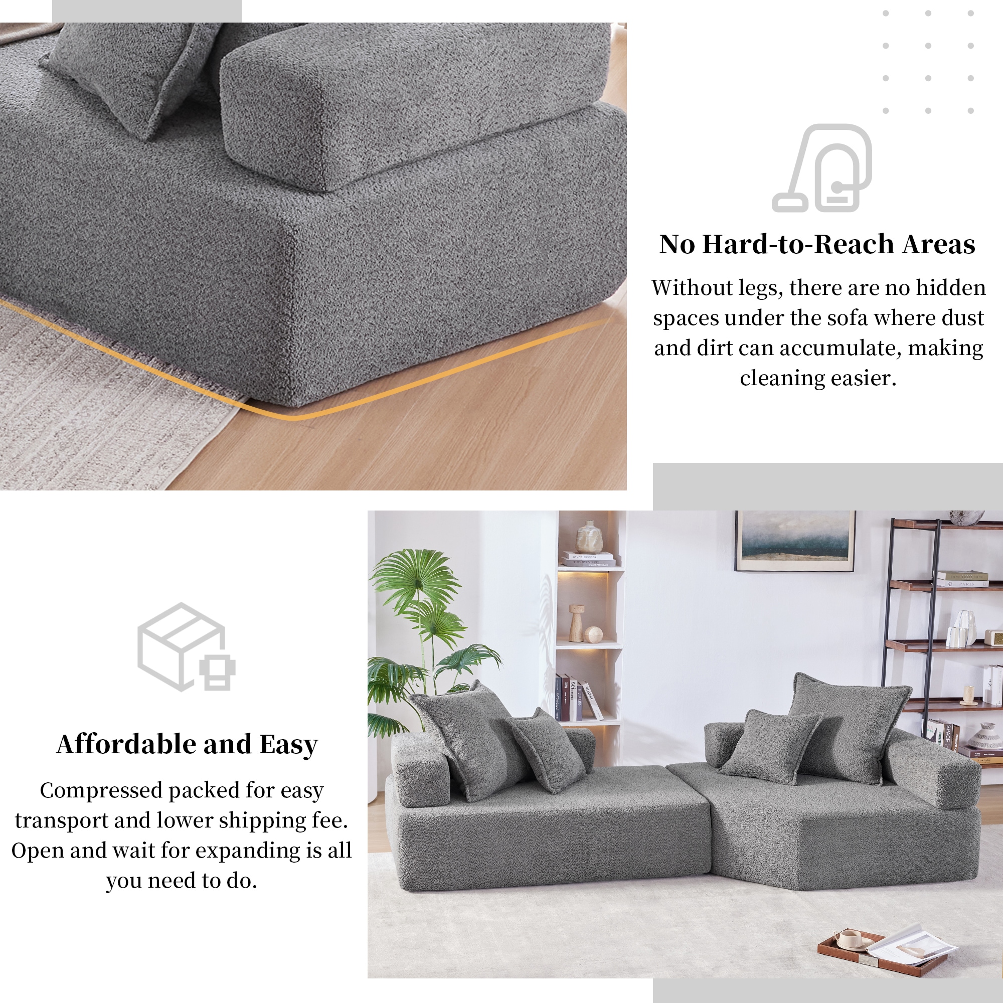 ModernLuxe N723S0294E Sofas-Loveseats - View #2