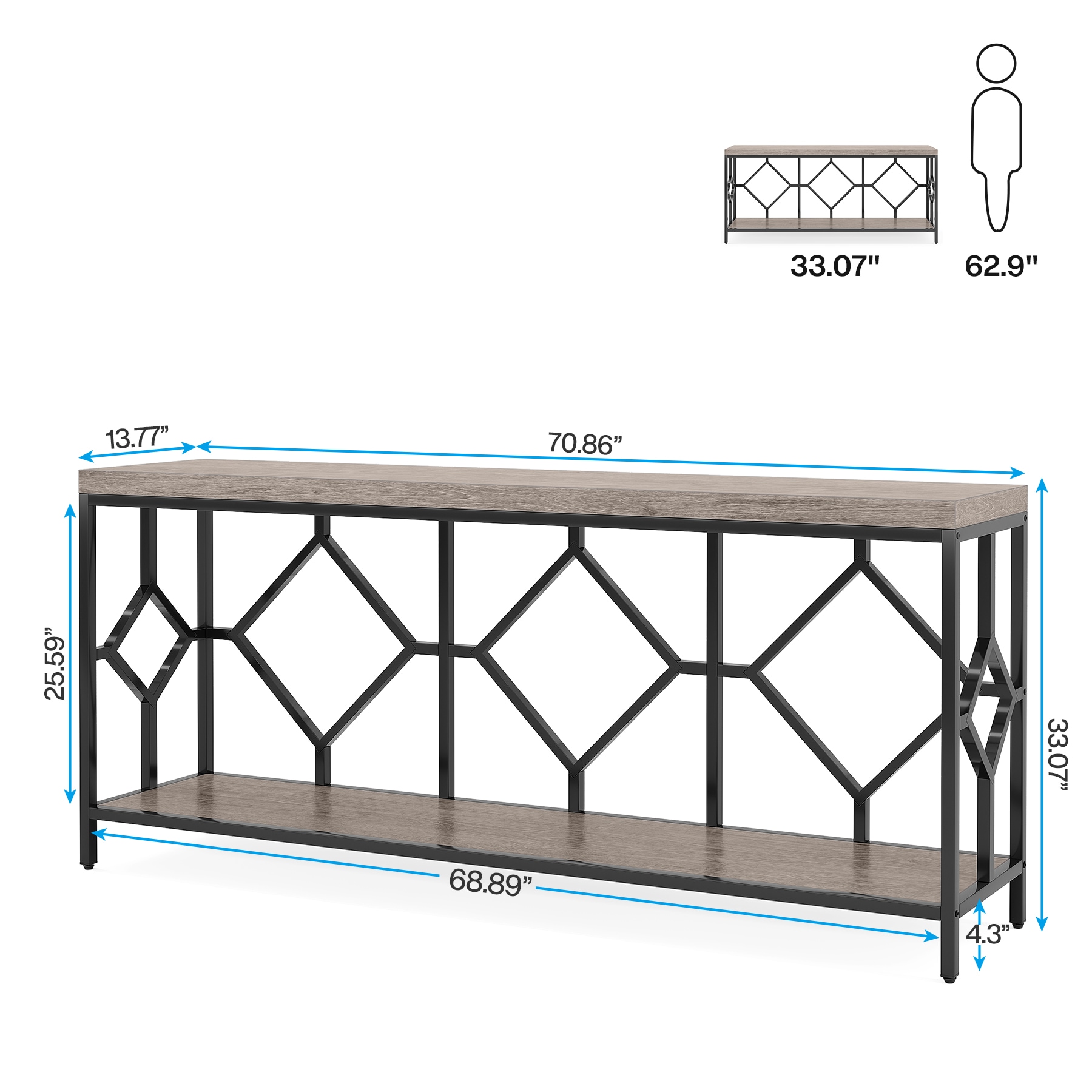 Fnova LWTJ-F1956 Console-Sofa-Tables - View #5