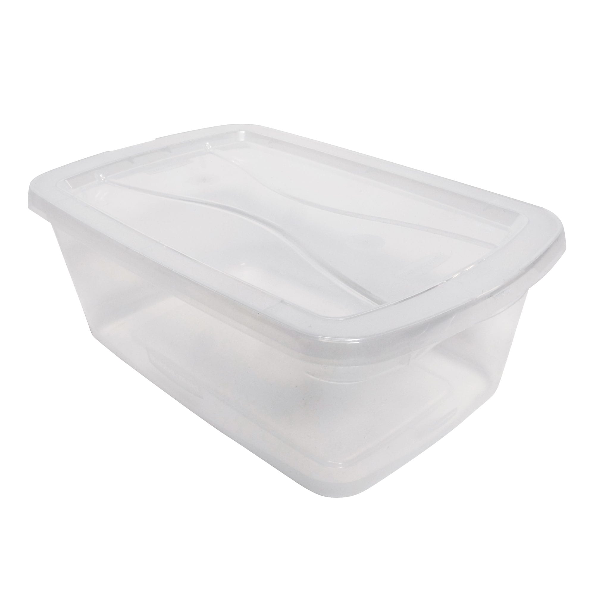 Rubbermaid 6-Pack Large 4-Gallons (16-Quart) Clear Weatherproof