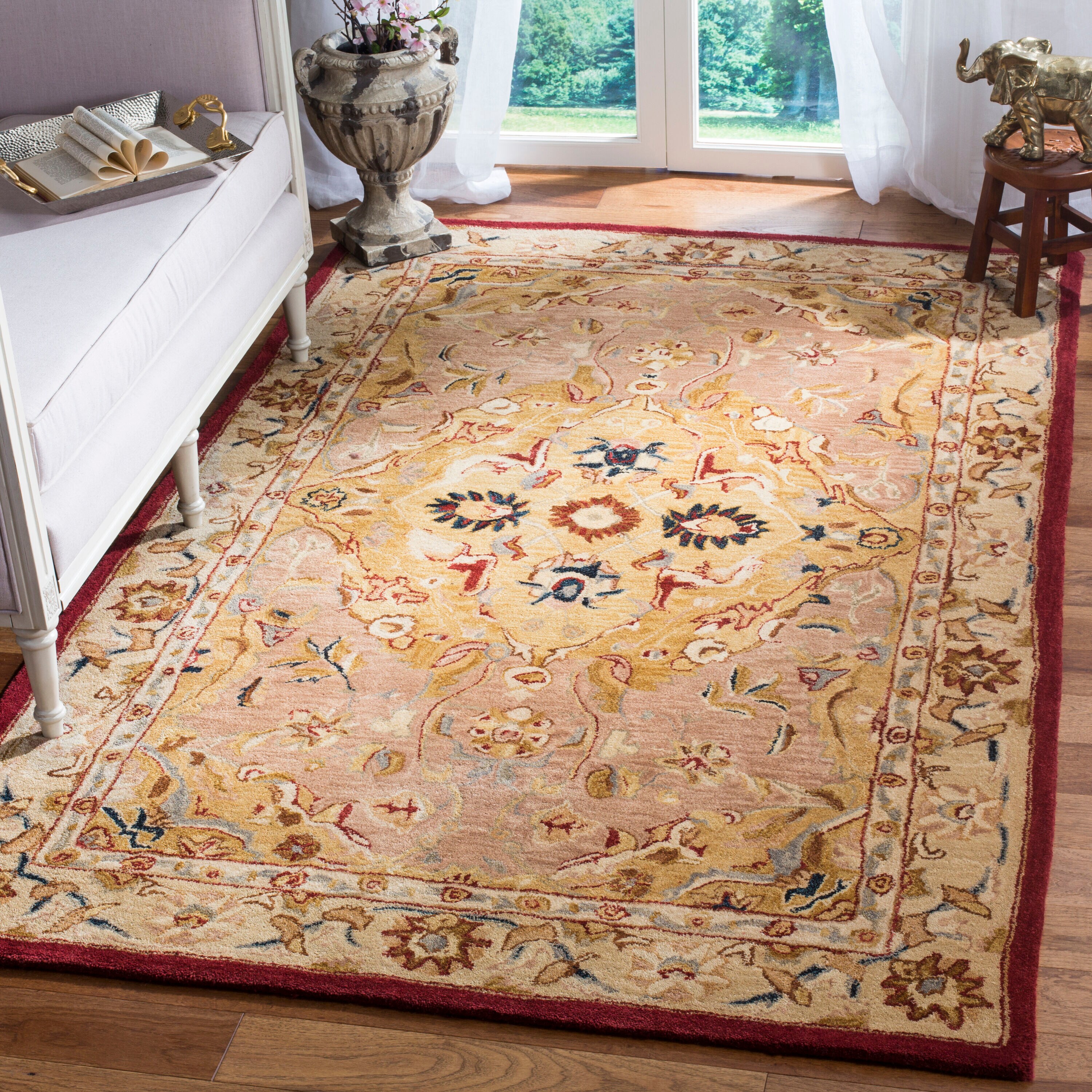 Anatolia 534A Gold Ivory 4ft x 6ft Traditional Rug