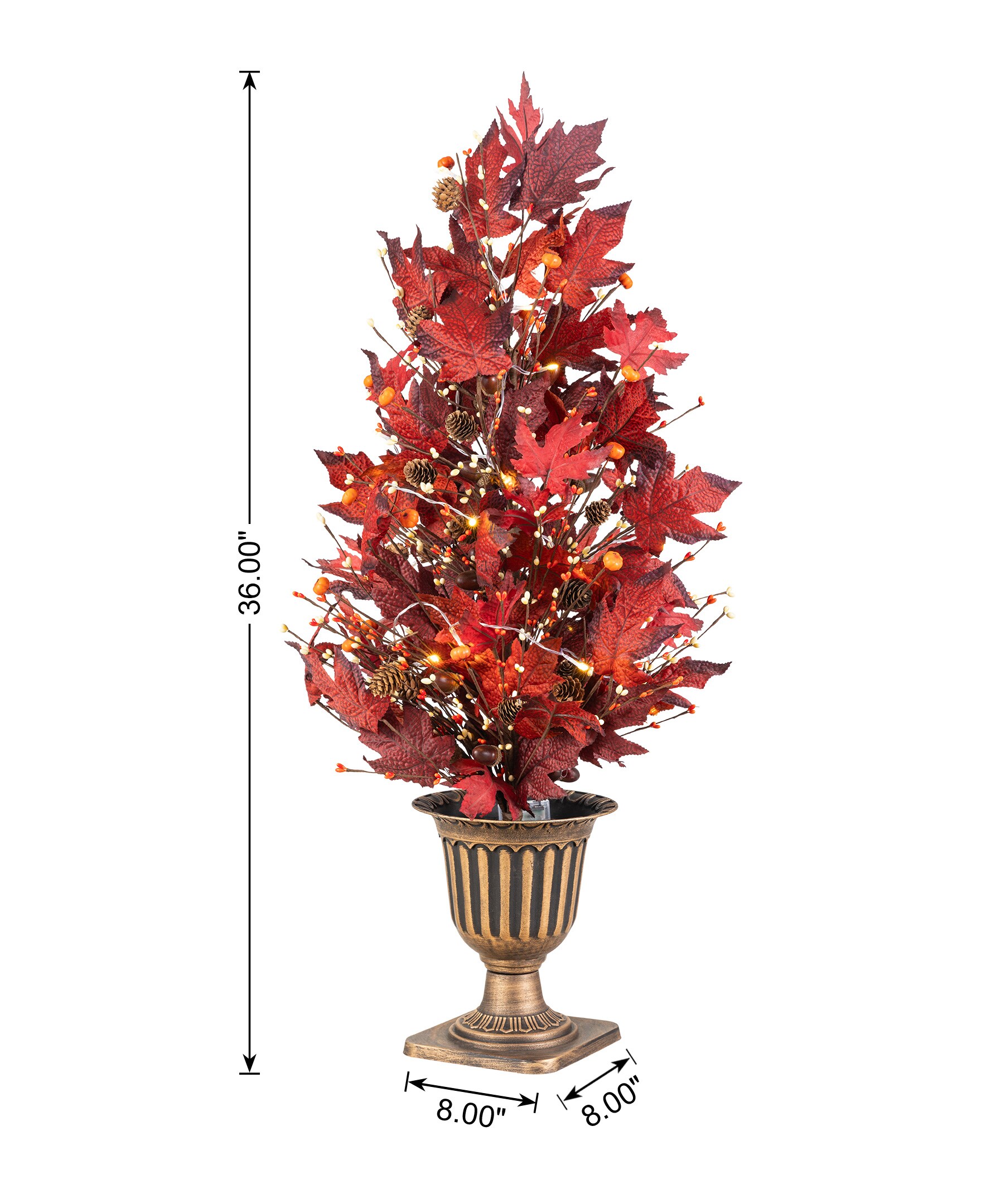 Glitzhome 2019500076 Indoor-Thanksgiving-Decor - View #3