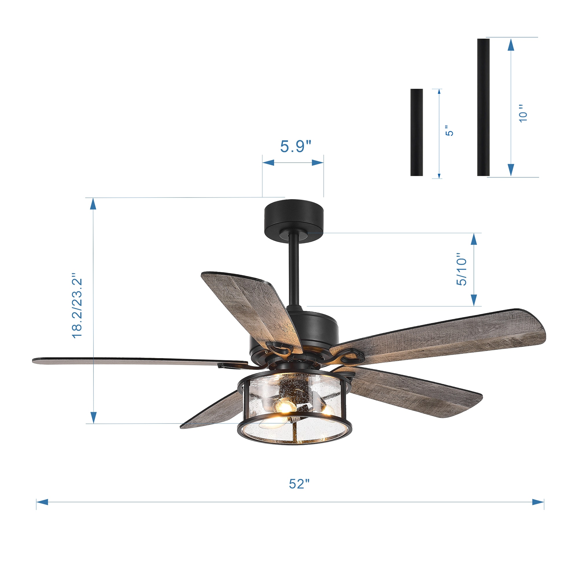 Breezary 23N04-BLK Ceiling-Fans - View #10