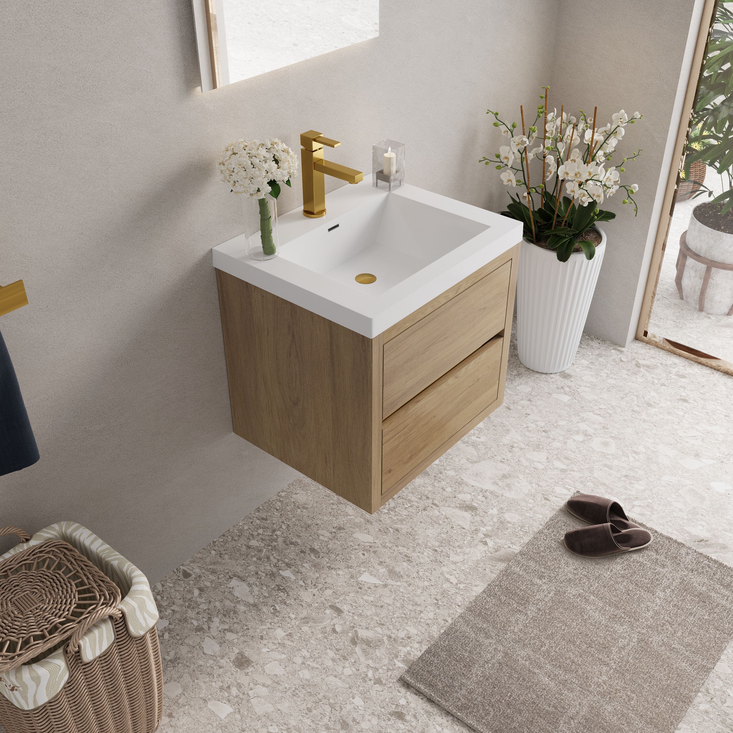 Forclover ABH-V1524BR Bath-Vanity-Combo - View #2