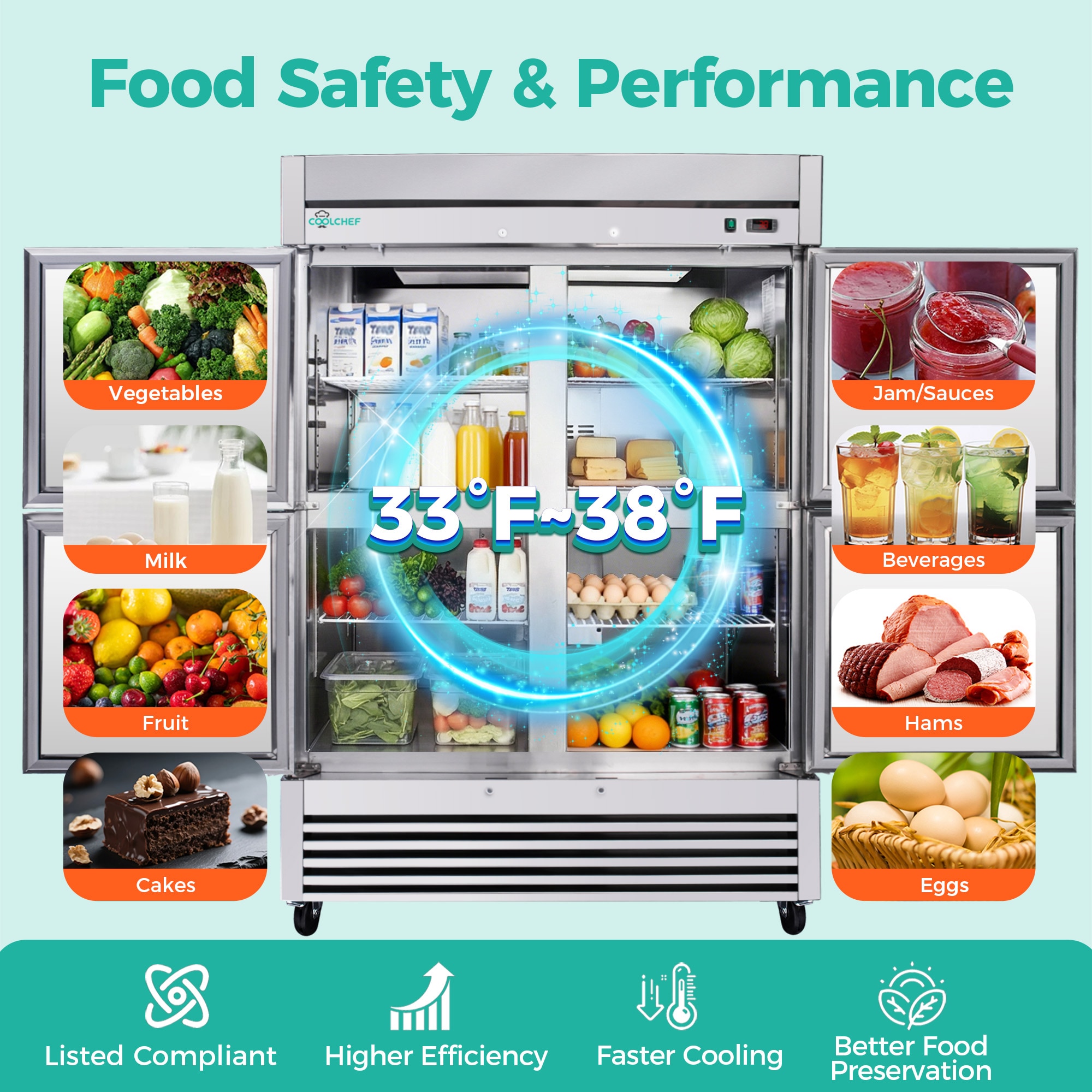 Xspracer ML-CRGL6F Commercial-Refrigerators - View #3
