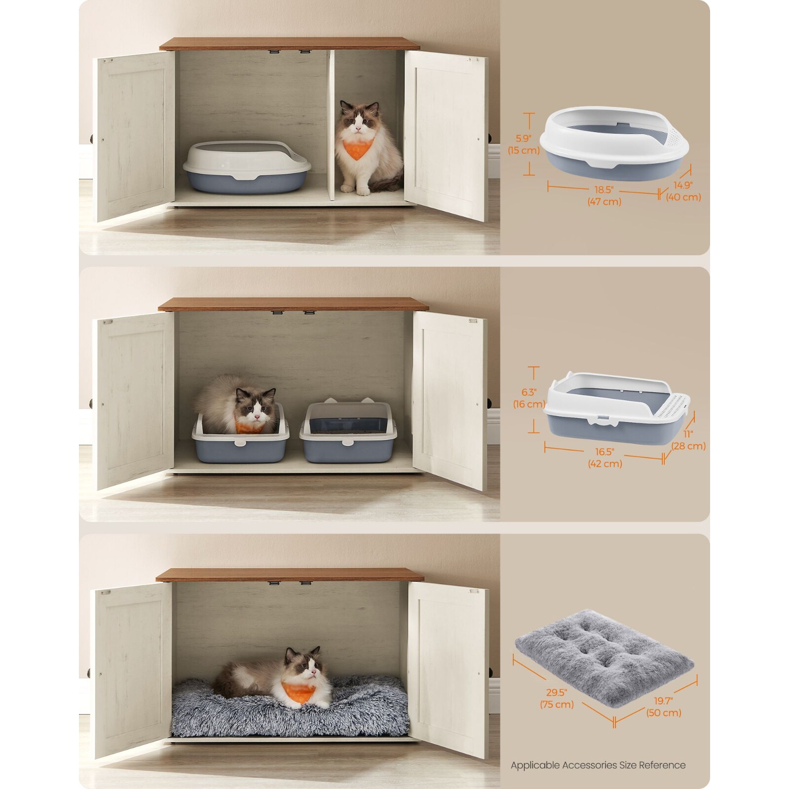 Slickblue D-SM-10P200LCPU Cat-Litter-Box - View #9