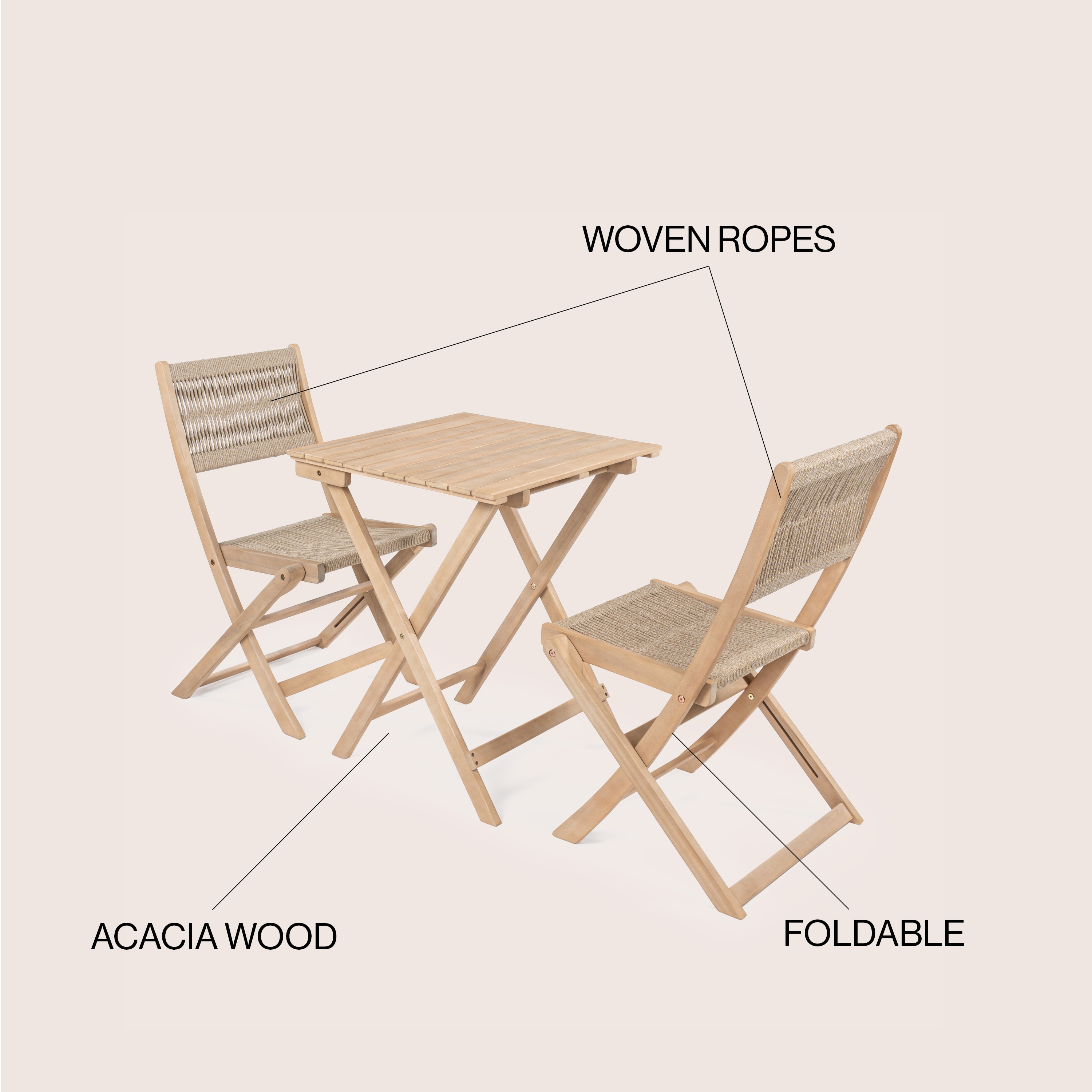 JONATHAN  Y DNG2001B-3SET Patio-Dining-Sets - View #3