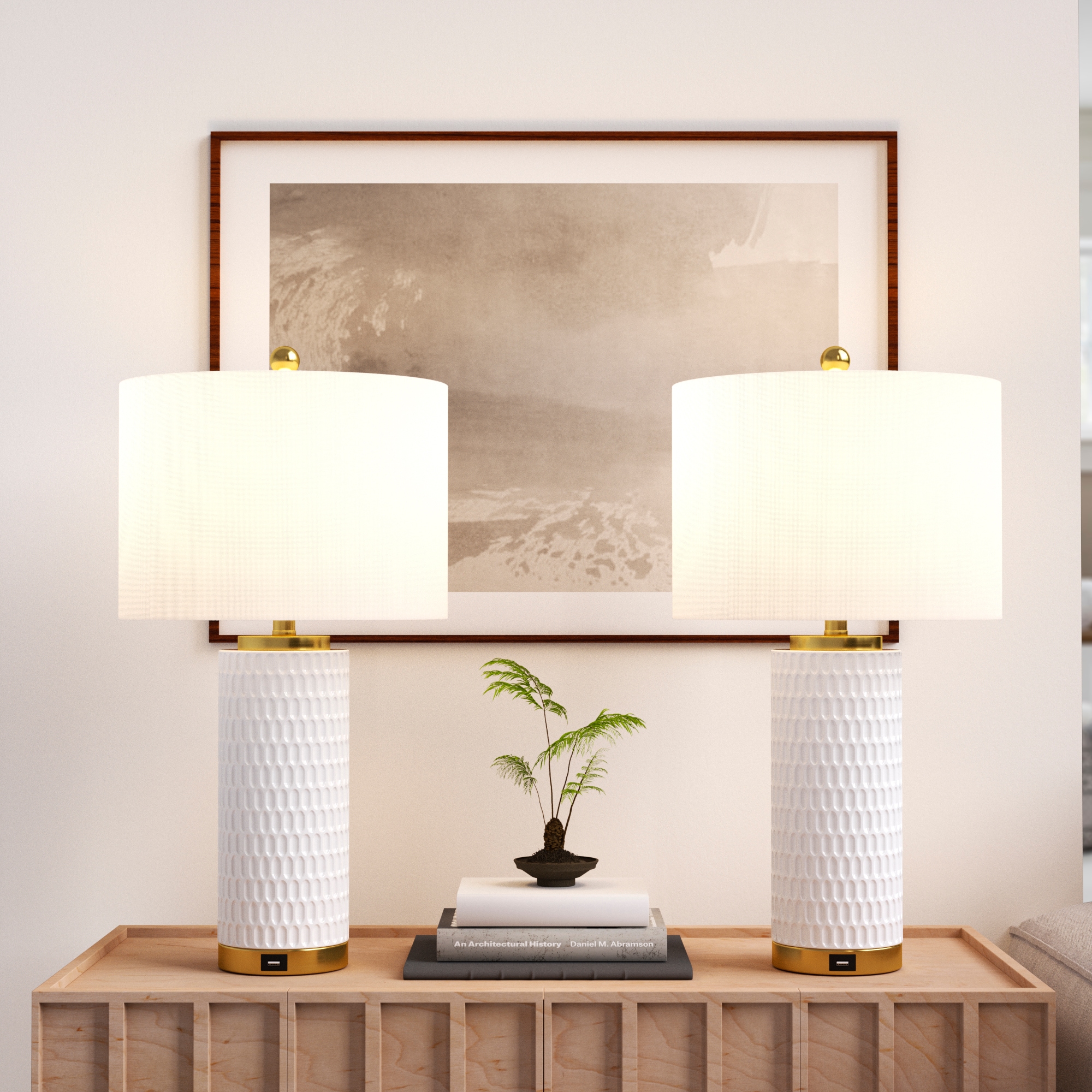 Maxax T227-WH Table-Lamps - View #3