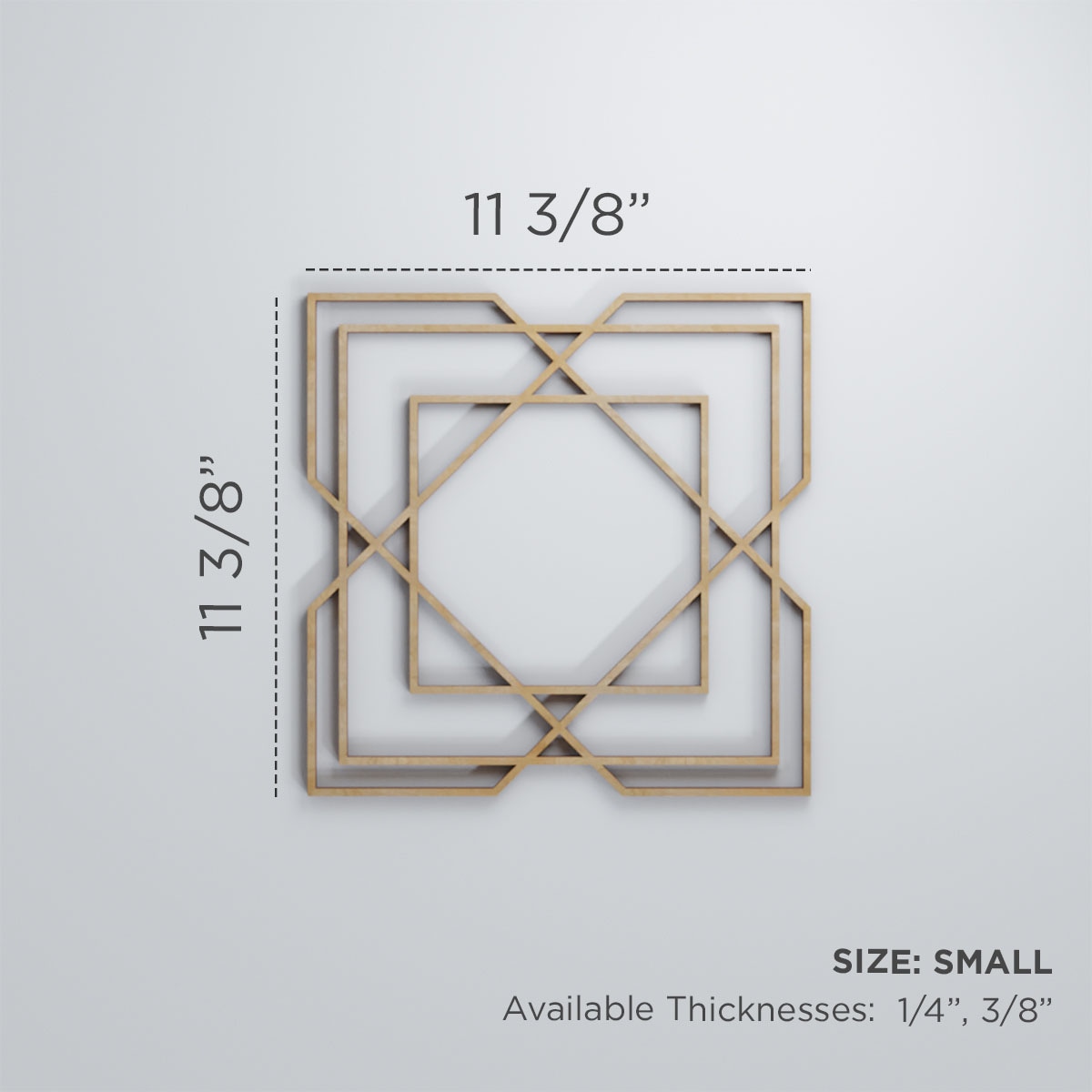 Ekena Millwork WALW12X12X0375LWDMF Wall-Panels - View #3