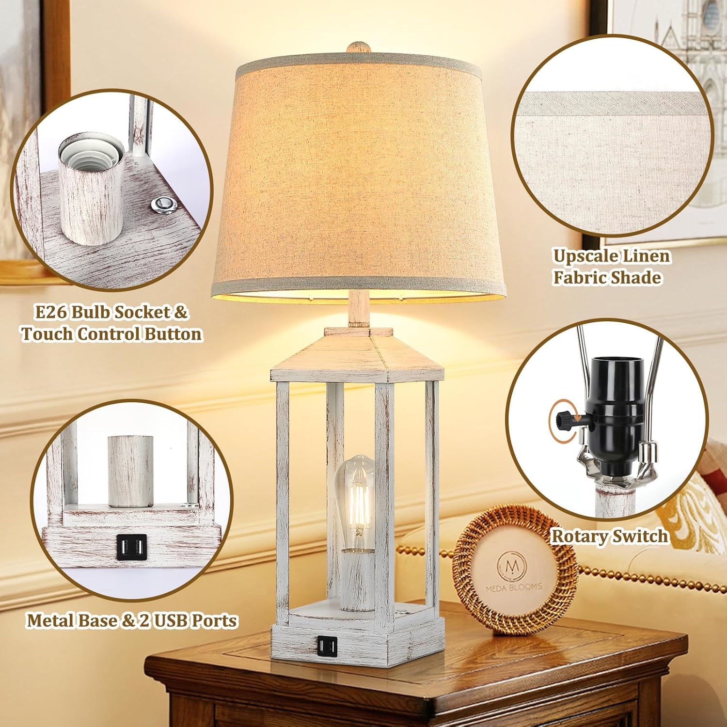 Nordic Hygge HX-TL-FH2020-21-WH-2 Table-Lamps - View #6