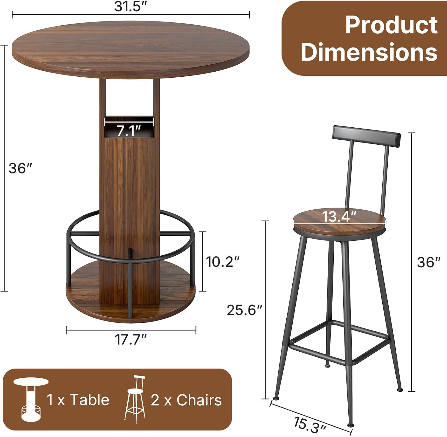 Zevemomo MZEVEC014 stools - View #2