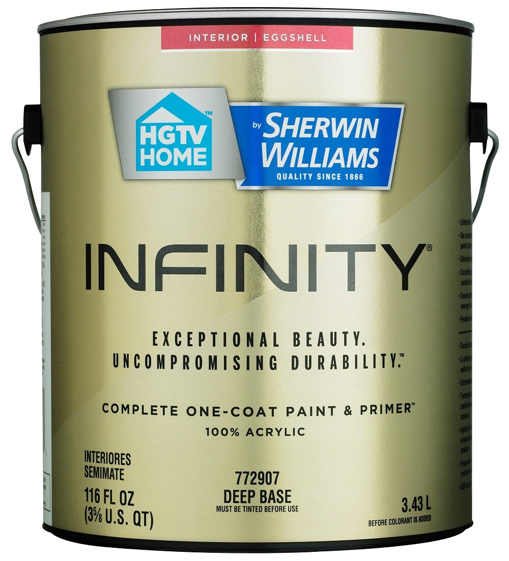 HGTV HOME By Sherwin-Williams Infinity Eggshell Tintable Acrylic ...