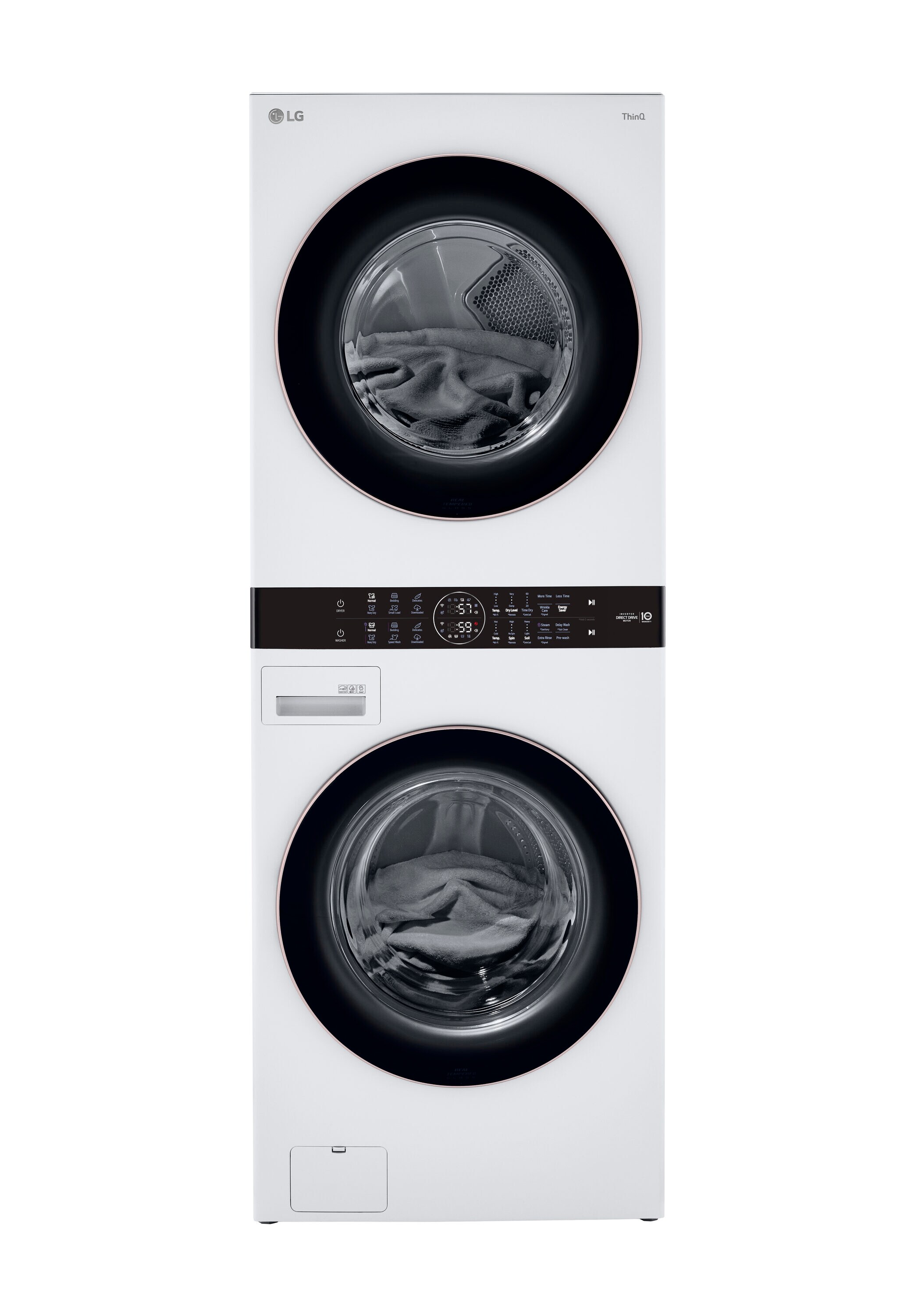LG WashTower Electric Stacked Laundry Center with 4.5-cu ft Washer and 7.4-cu ft Dryer (ENERGY STAR)