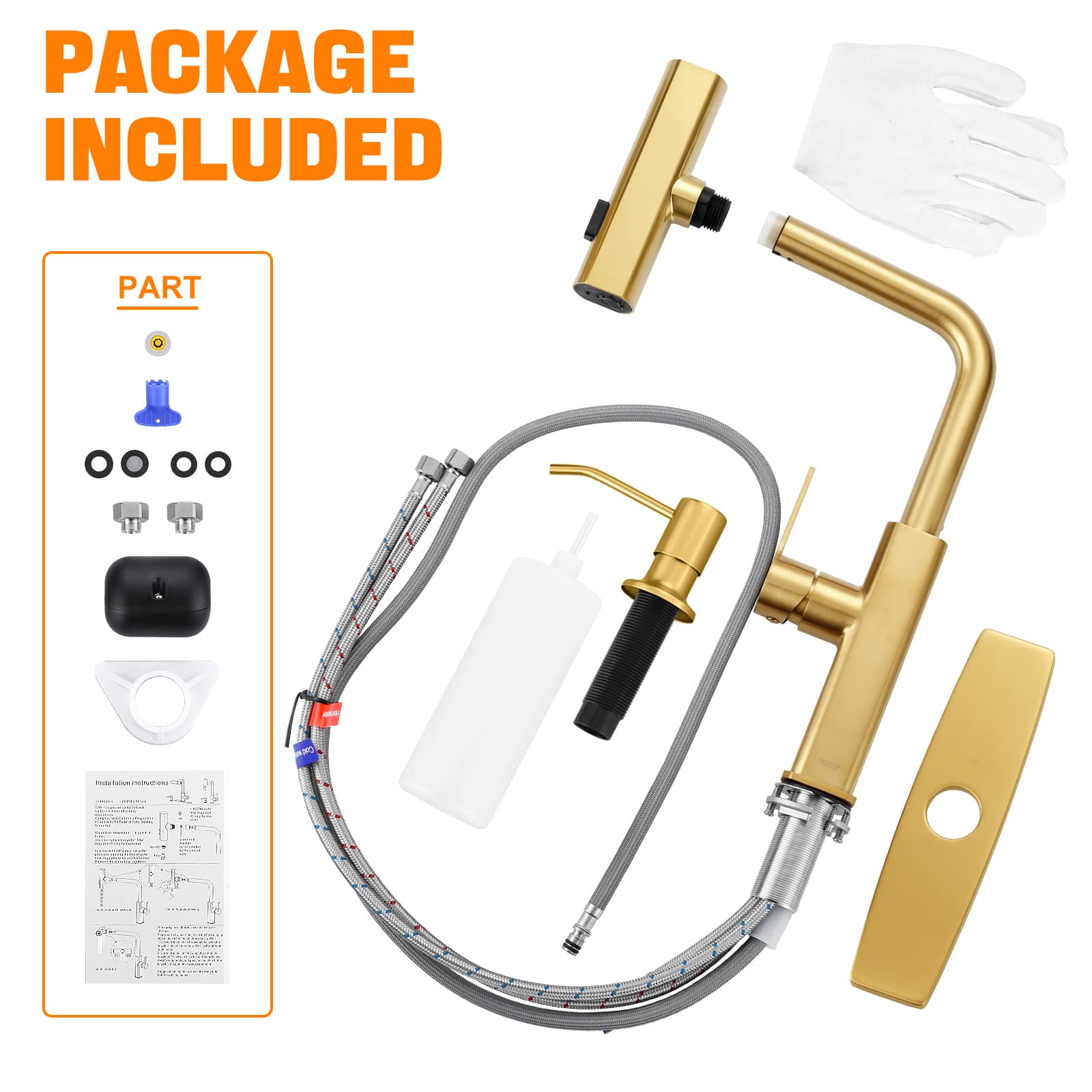 ALEASHA AL-4M40G-S Kitchen-Faucets - View #9