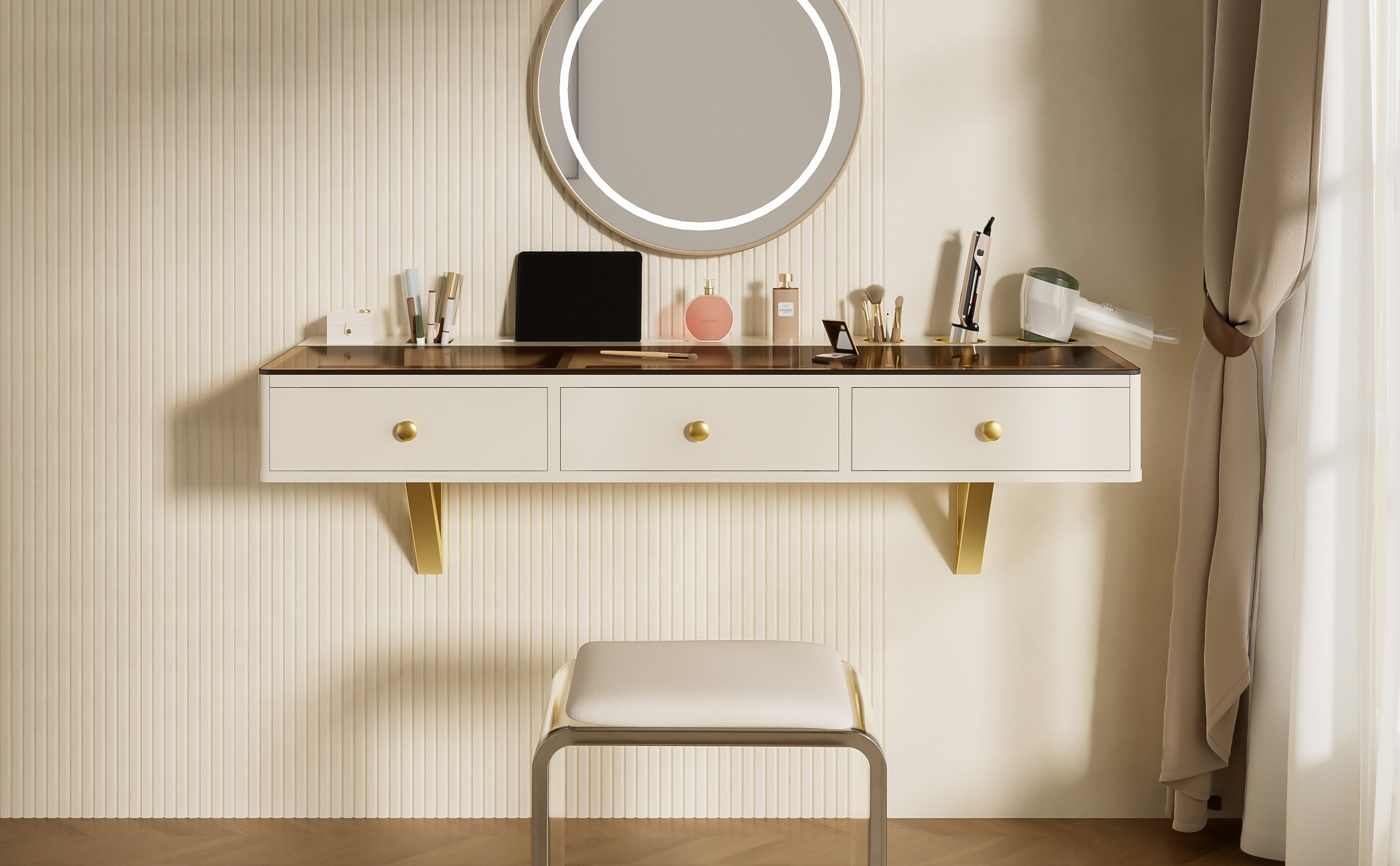 ModernLuxe L3P-N704P328589K Bedroom-Vanities - View #5