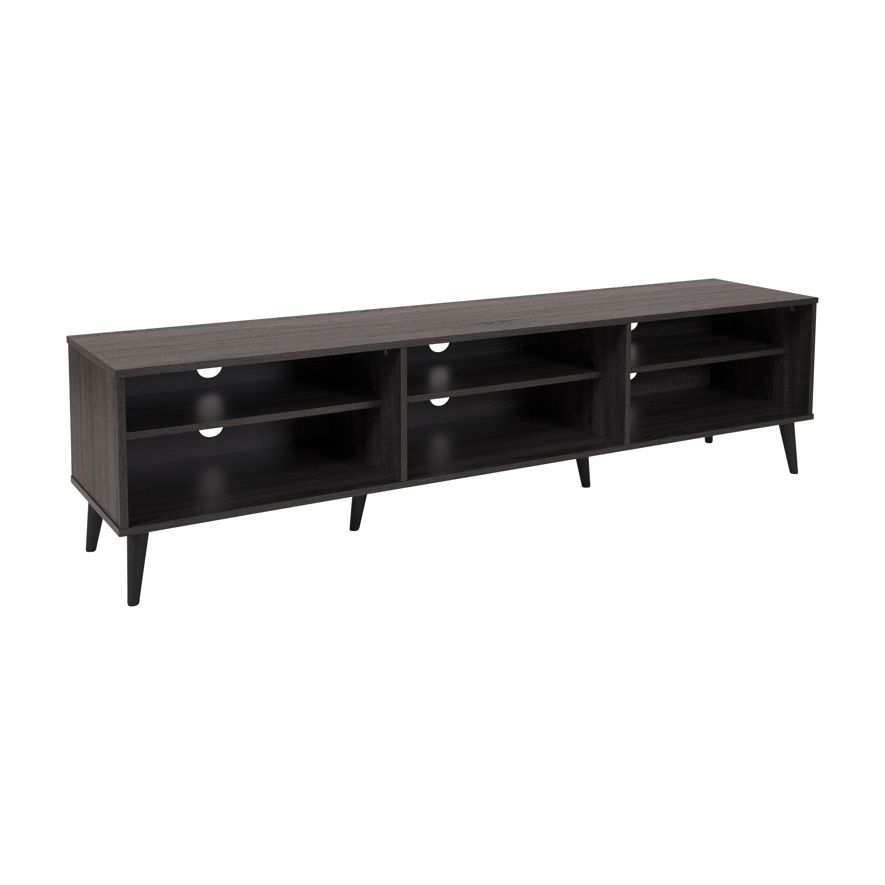 CorLiving THW-651-B Cole Modern/Contemporary Dark Grey TV stand ( Accommodates TVs more than 70-in )