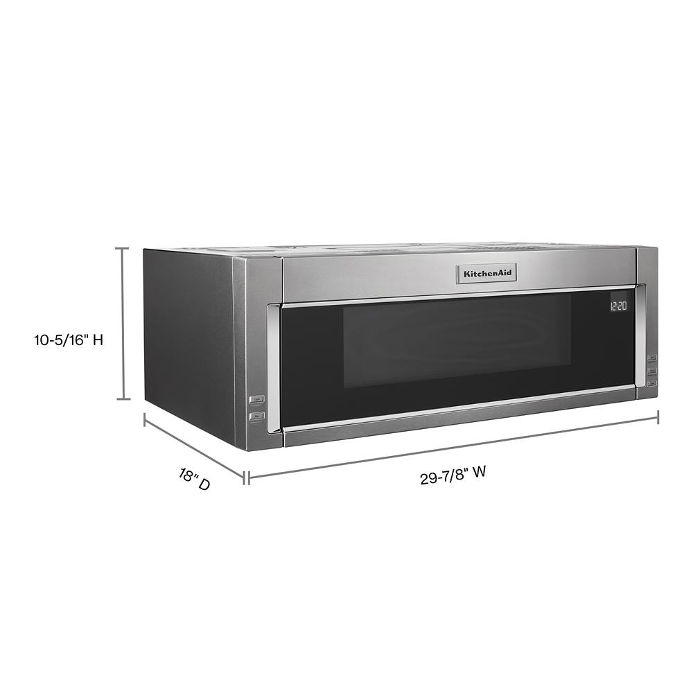 UMV1170LS by KitchenAid - 1,000-Watt Over-the-Range Microwave - 1.7 cu. ft