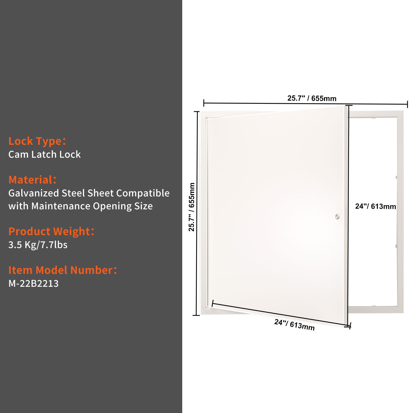 VEVOR JXMBD2424INCHSQQJV0 Builtin-Grill-Cabinet-Parts - View #11