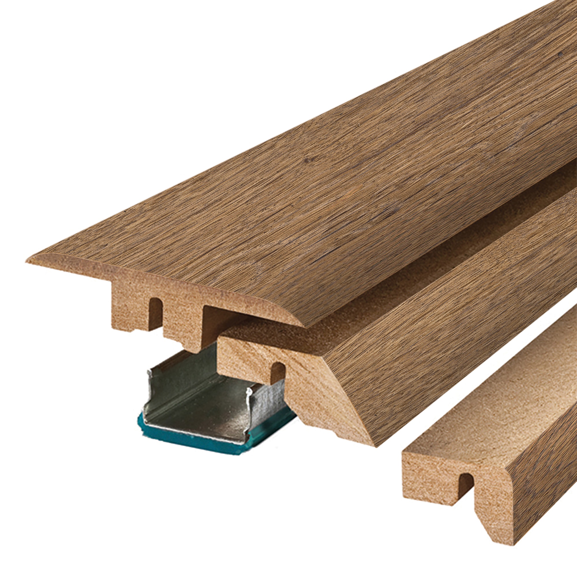 Project Source M4N1S-08131 Harps Prefinished 0.75-in T x 2.37-in W x 78.7-in L Laminate wood Multi-purpose Floor Moulding
